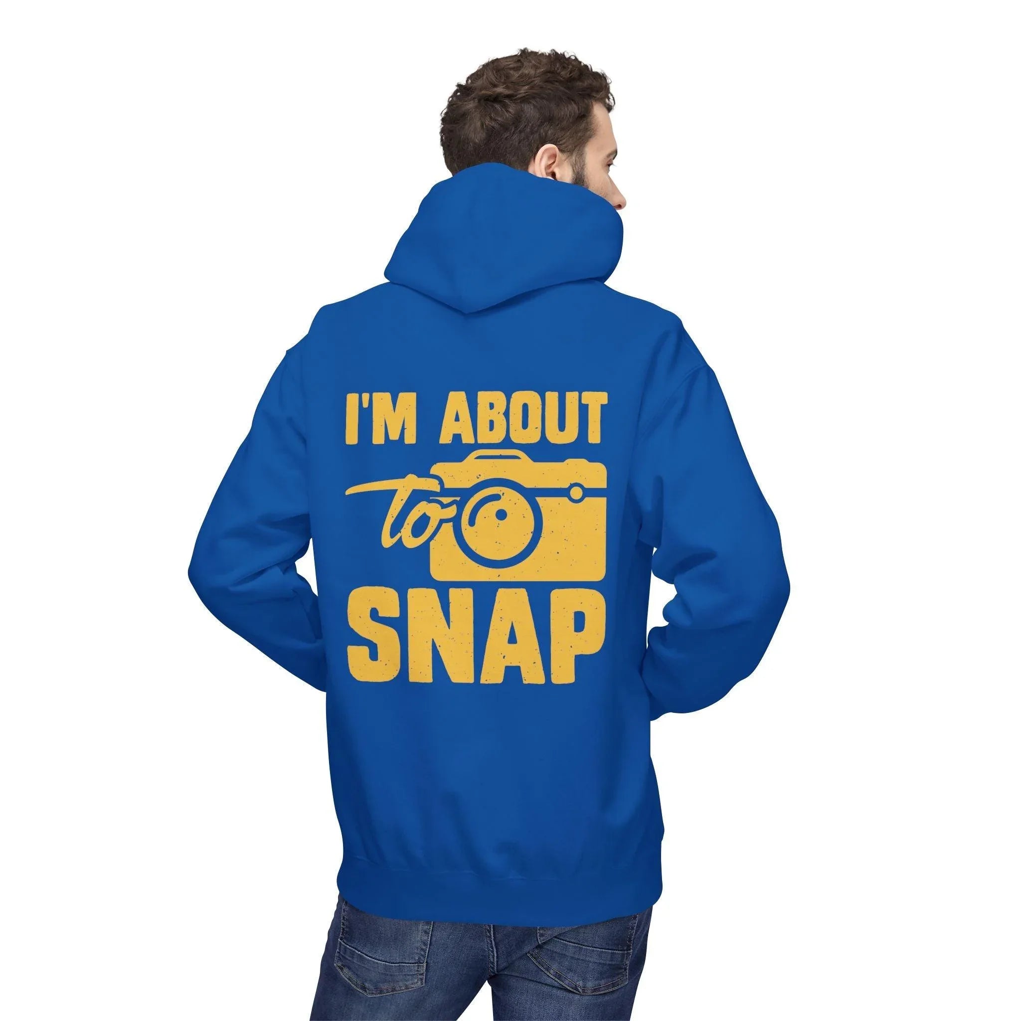 "I'm About to Snap" Exclusive Fleece Hoodie for Passionate Photographers