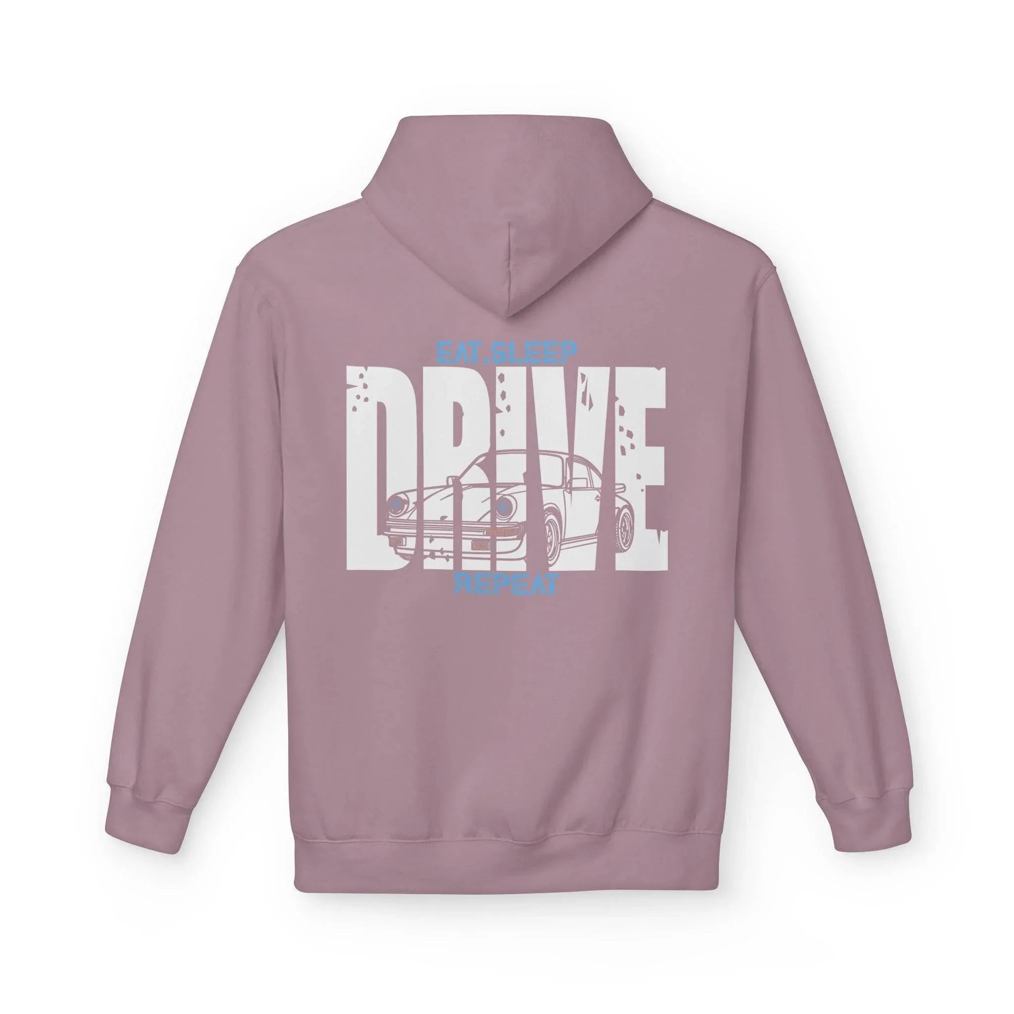 Classic Porsche 911 (930) DRIVE Fleece Hoodie for Car Enthusiasts