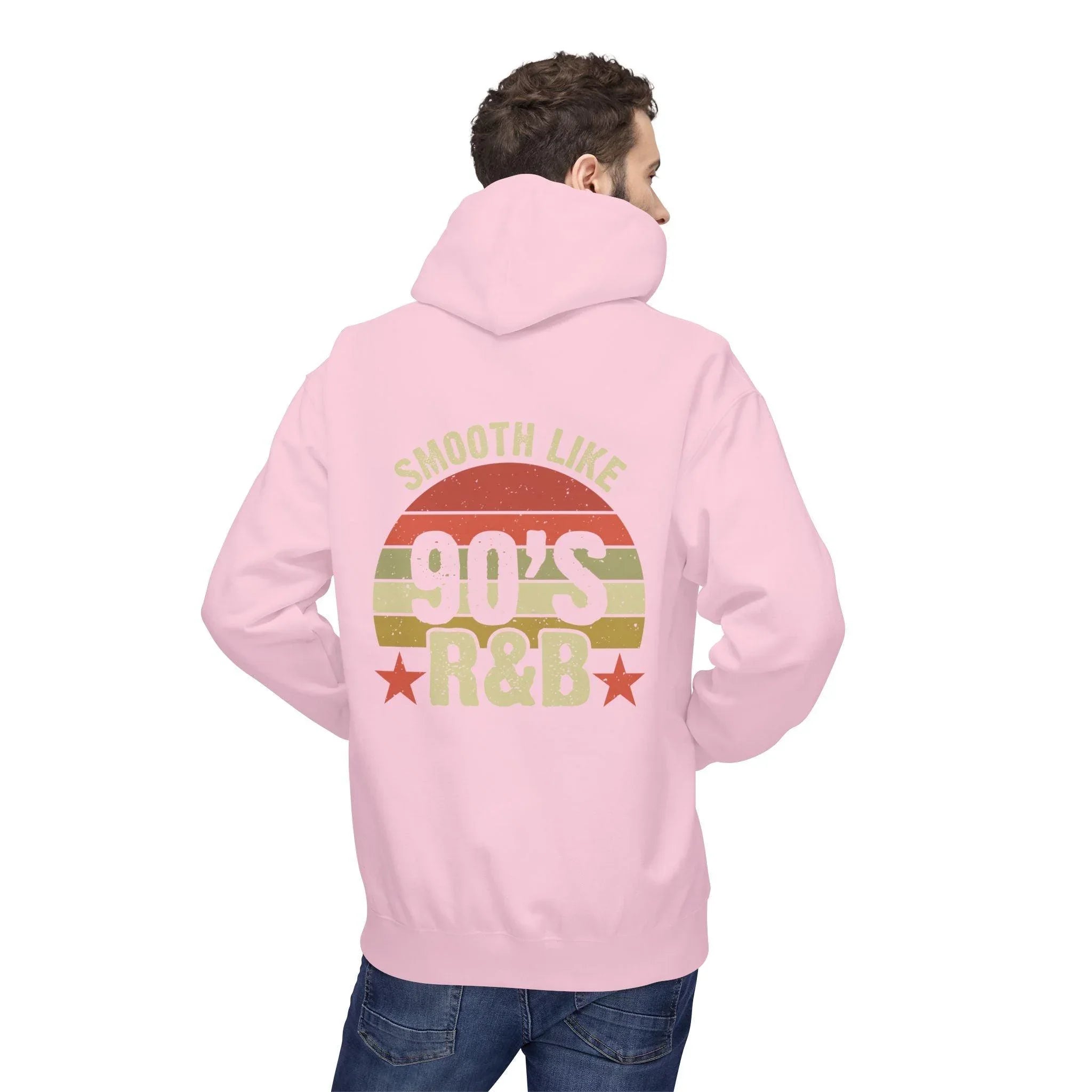 Retro Vibes Fleece Hoodie - Embrace the Comfort of 90's R&B Style