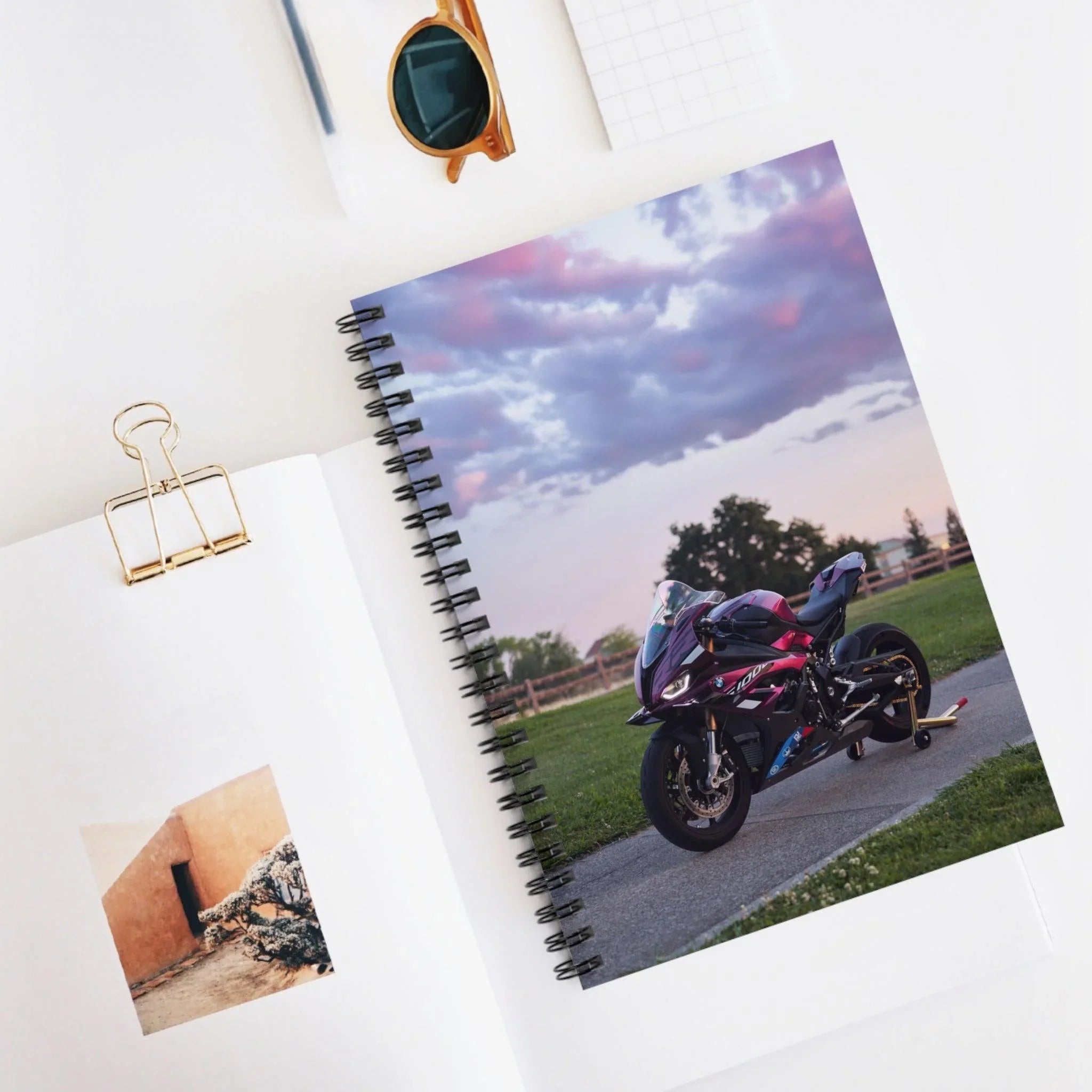 BMW S1000RR Motorcycle Spiral Notebook #040 - Throttle Designs