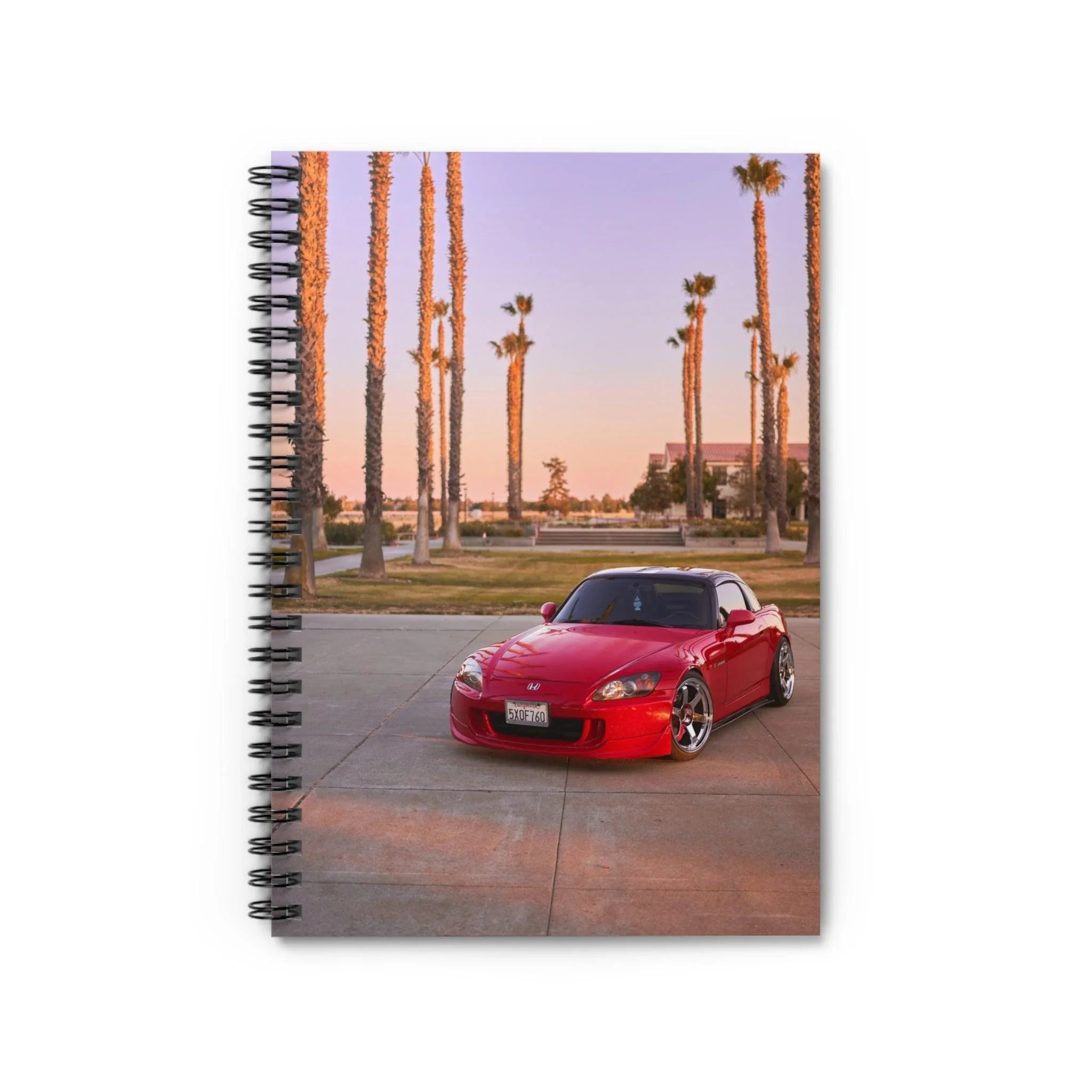 Honda S2000 Automotive Spiral Notebook #022 - Throttle Designs