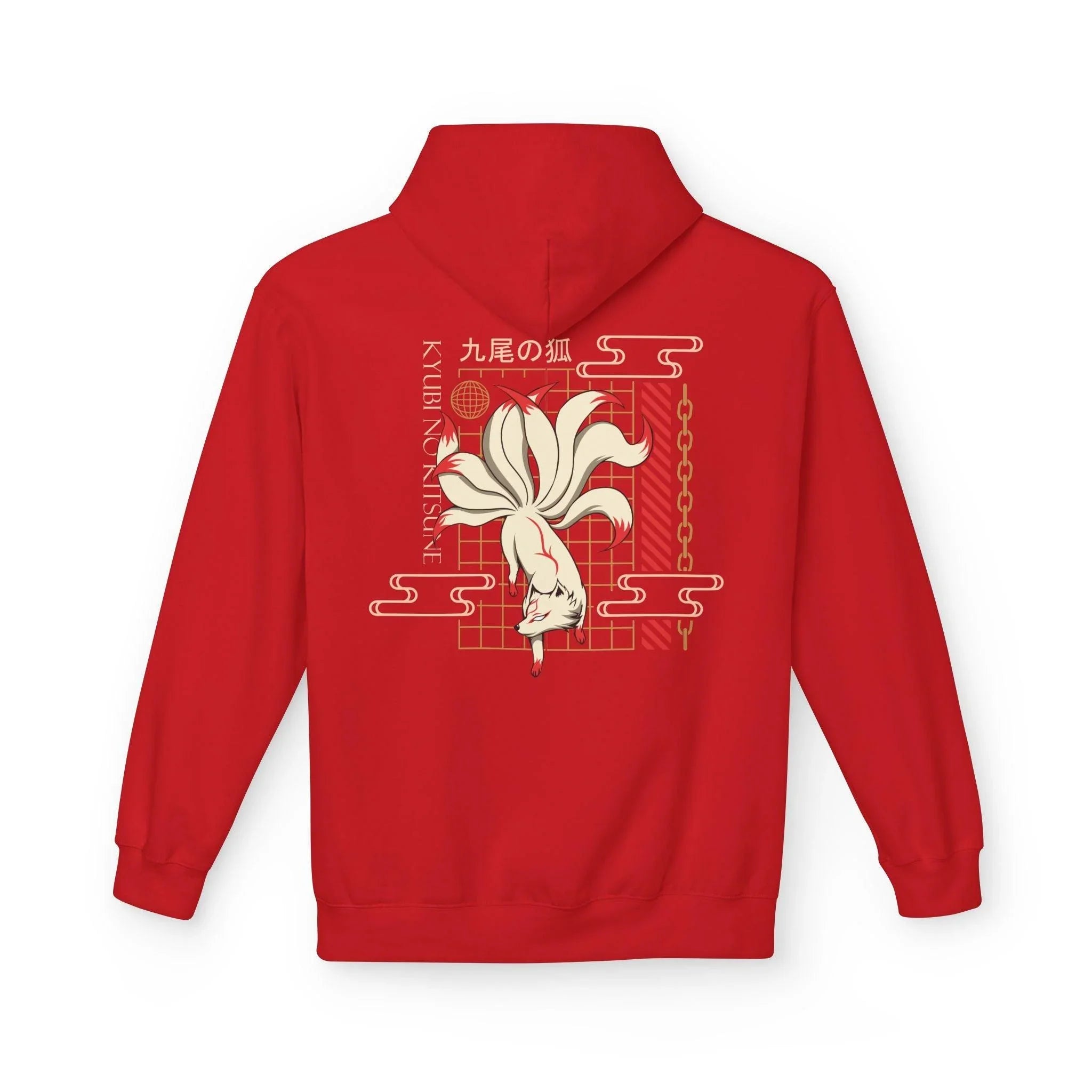 Kyubi No Kitsune Japanese Streetwear Fleece Hoodie – Ultimate Comfort Meets Stylish Design