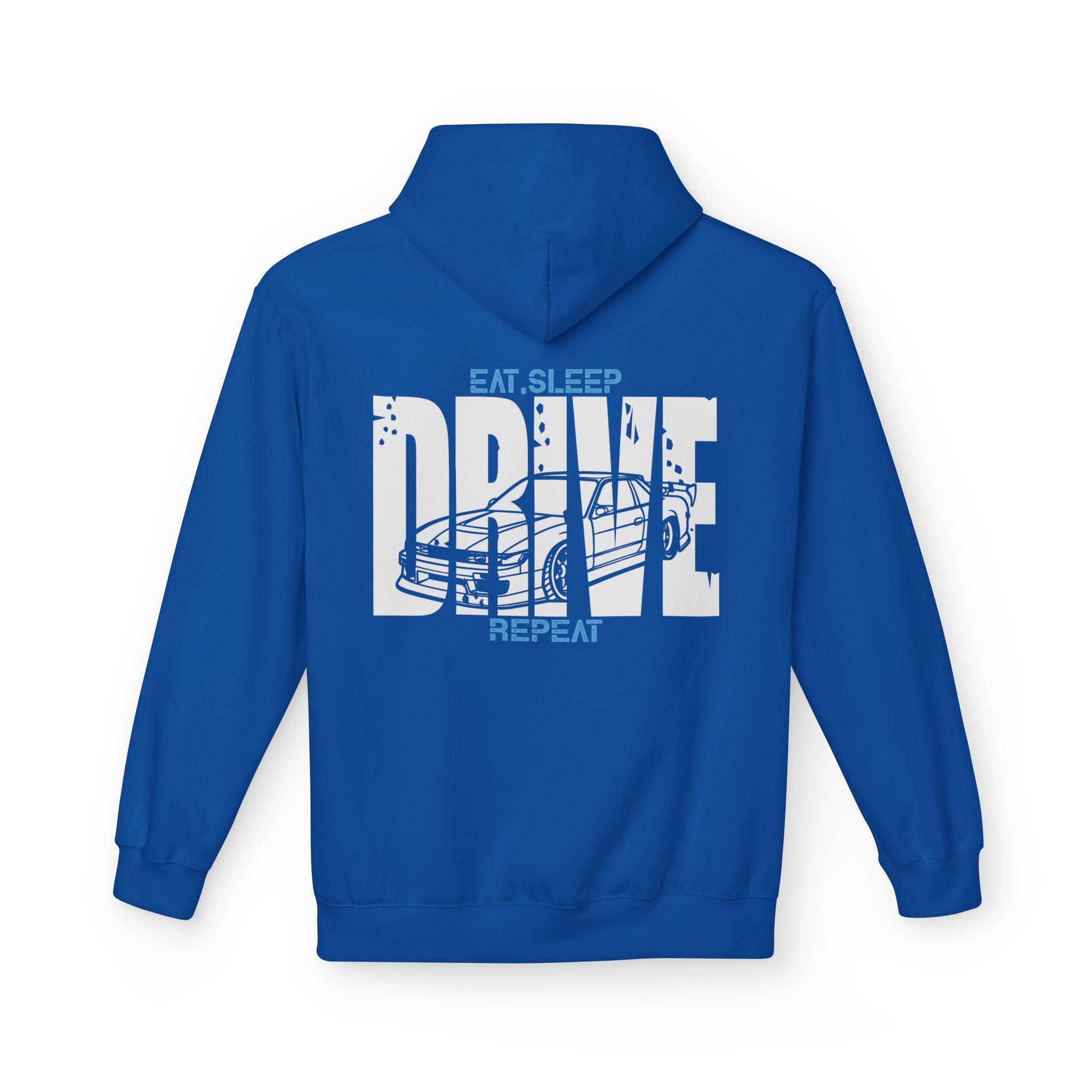 Nissan 240sx S13 Silvia DRIVE Fleece Hoodie - Ultimate Comfort & Style