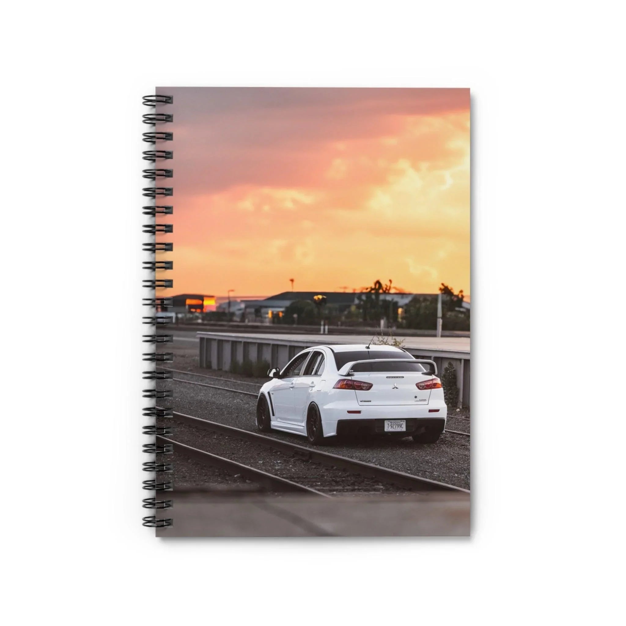 Mitsubishi Evo 10 Automotive Spiral Notebook #004 - Throttle Designs