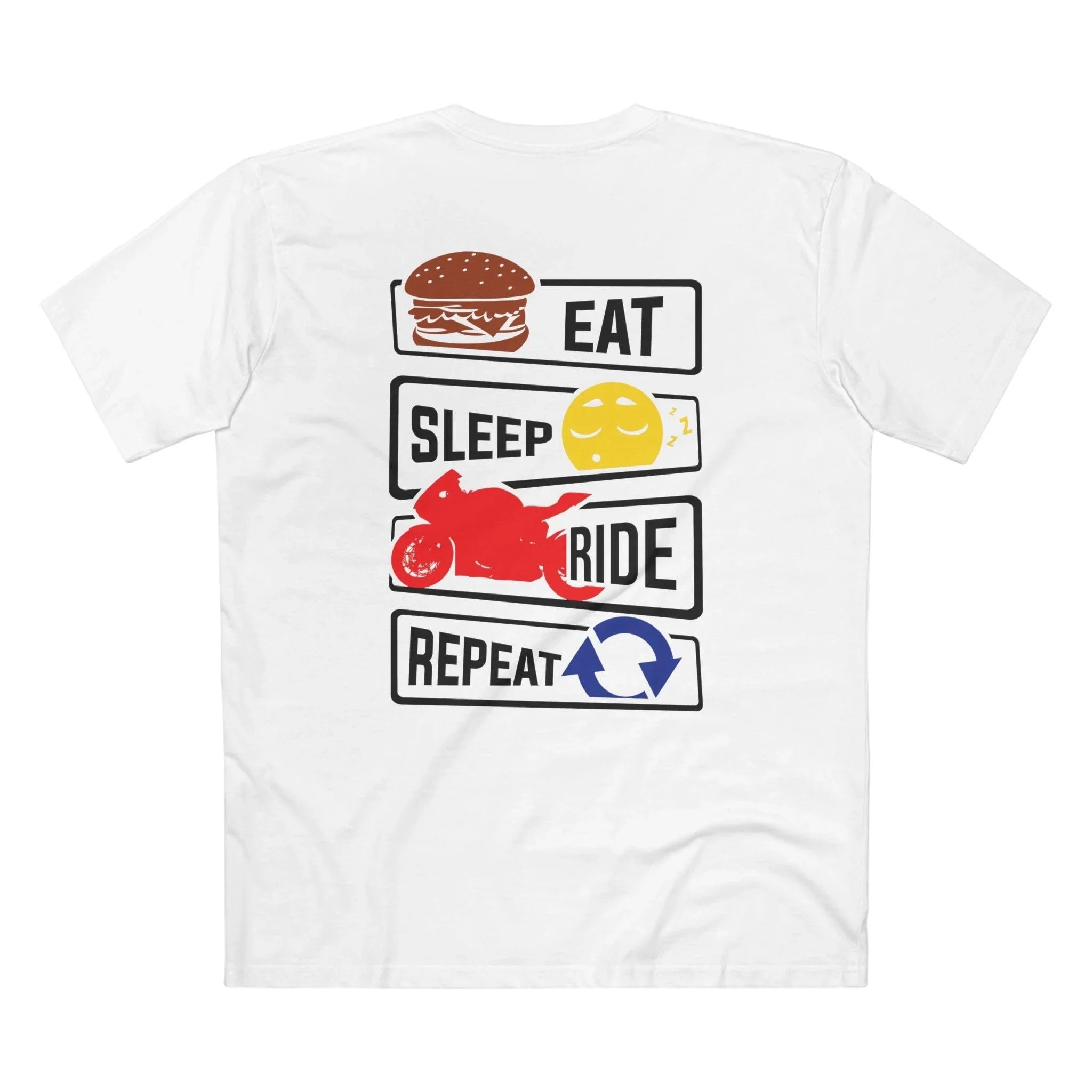 Throttle Designs Premium "Eat, Sleep, Ride, Repeat" T-Shirt