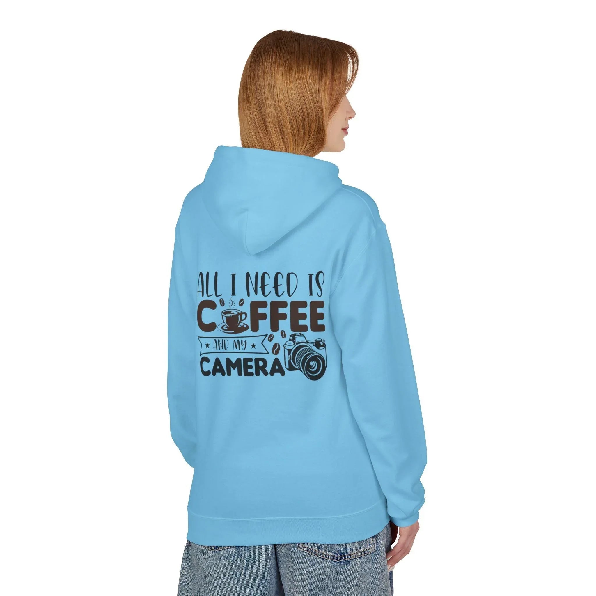 Cozy Photographer's Coffee Fleece Hoodie for Style and Comfort