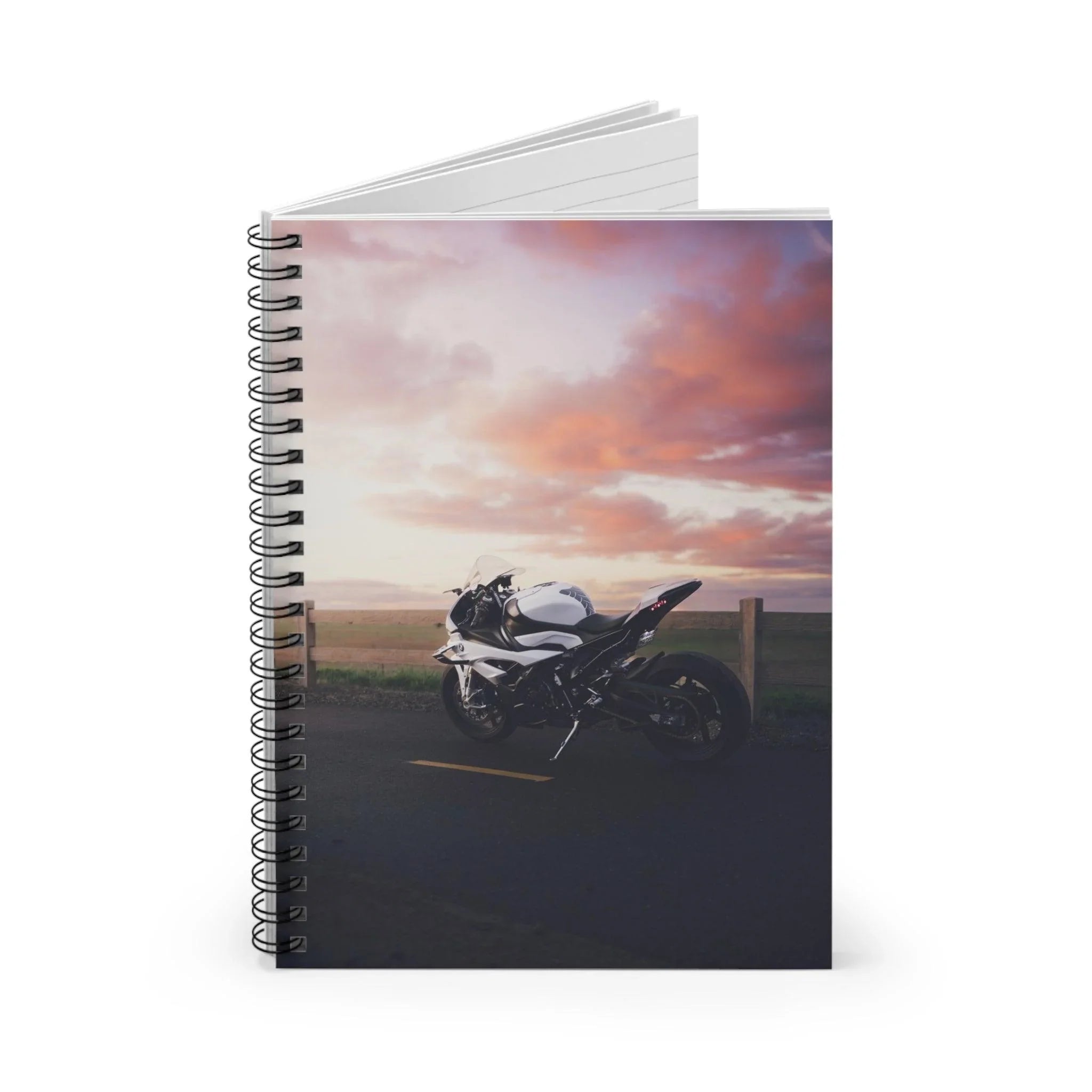 BMW S1000RR Motorcycle Spiral Notebook #035 - Throttle Designs