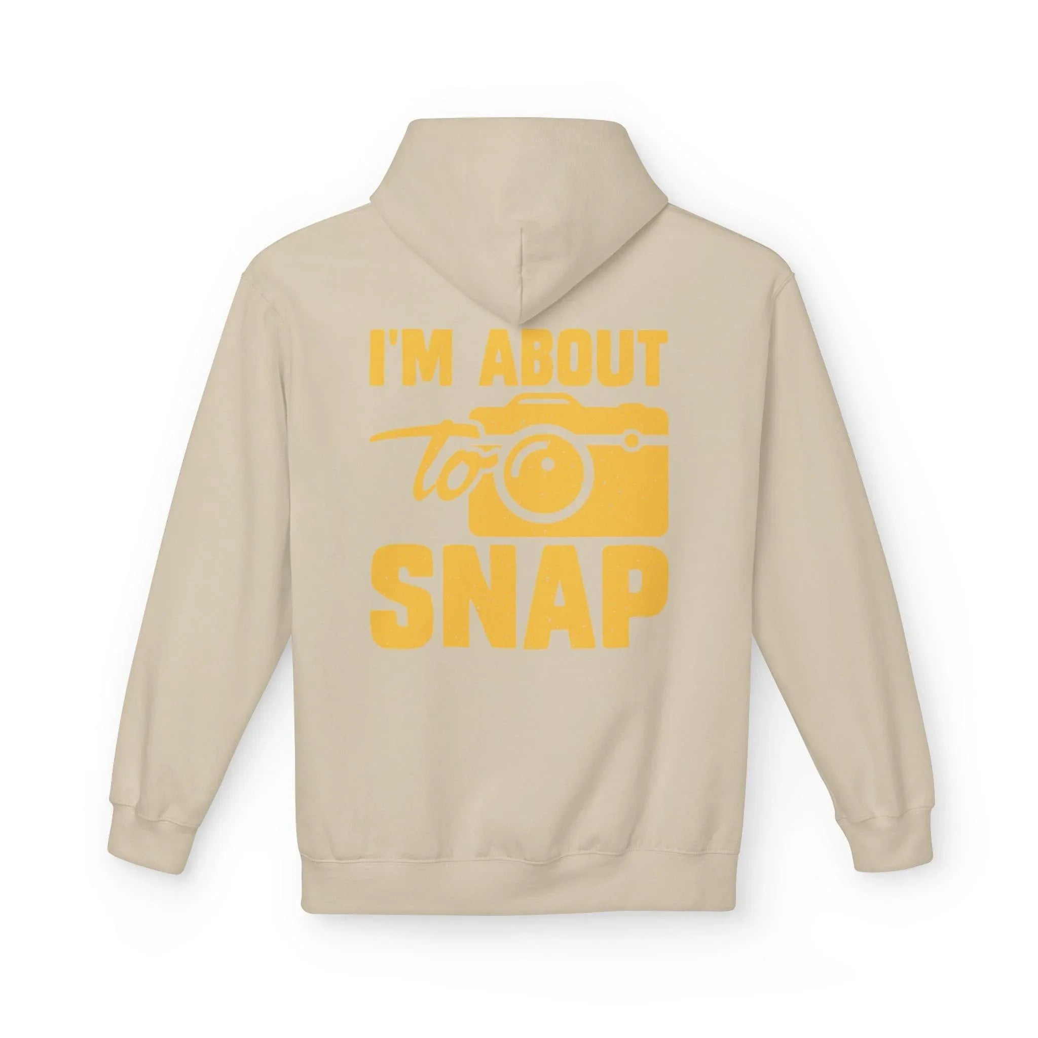"I'm About to Snap" Exclusive Fleece Hoodie for Passionate Photographers
