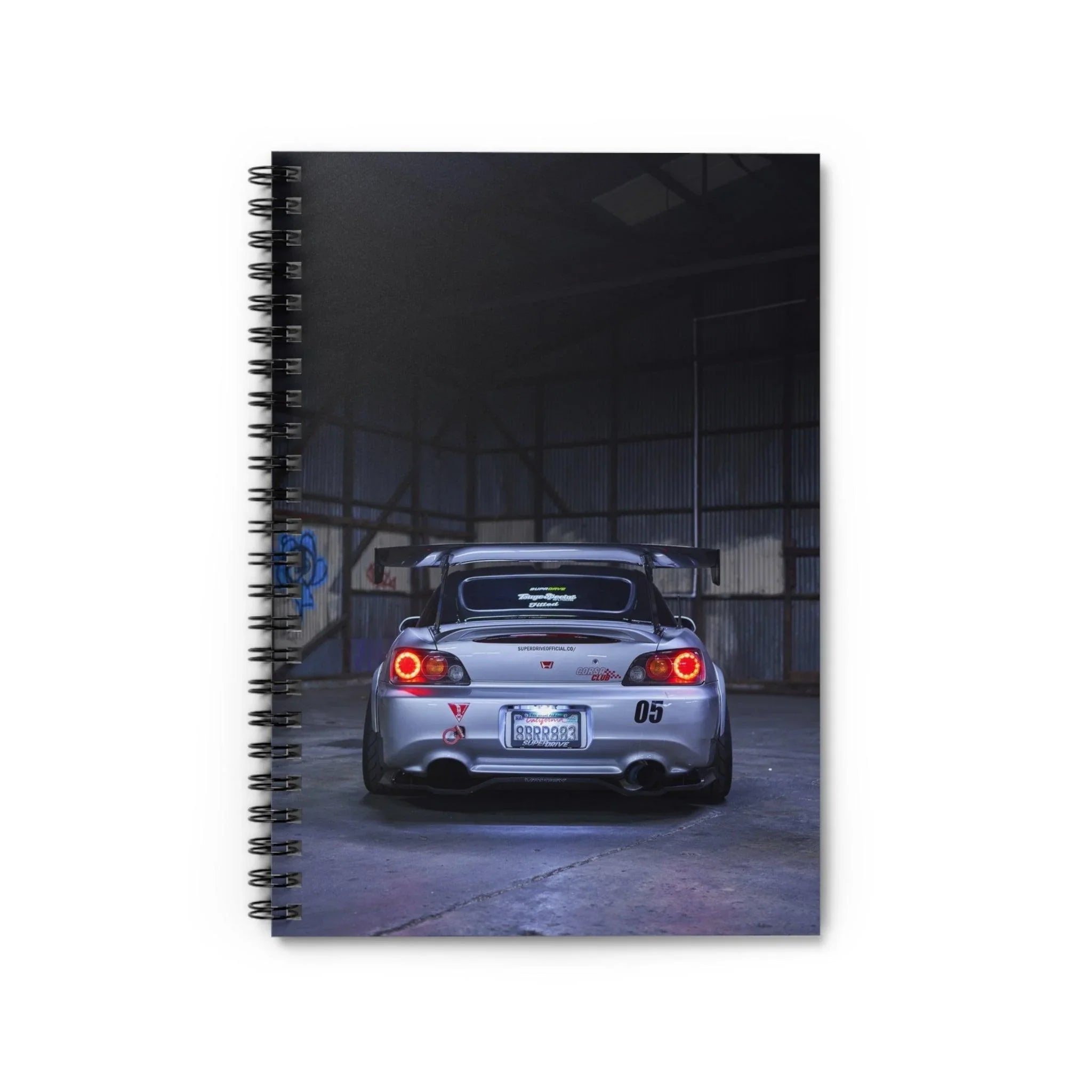 Honda S2000 Automotive Spiral Notebook #004 - Throttle Designs