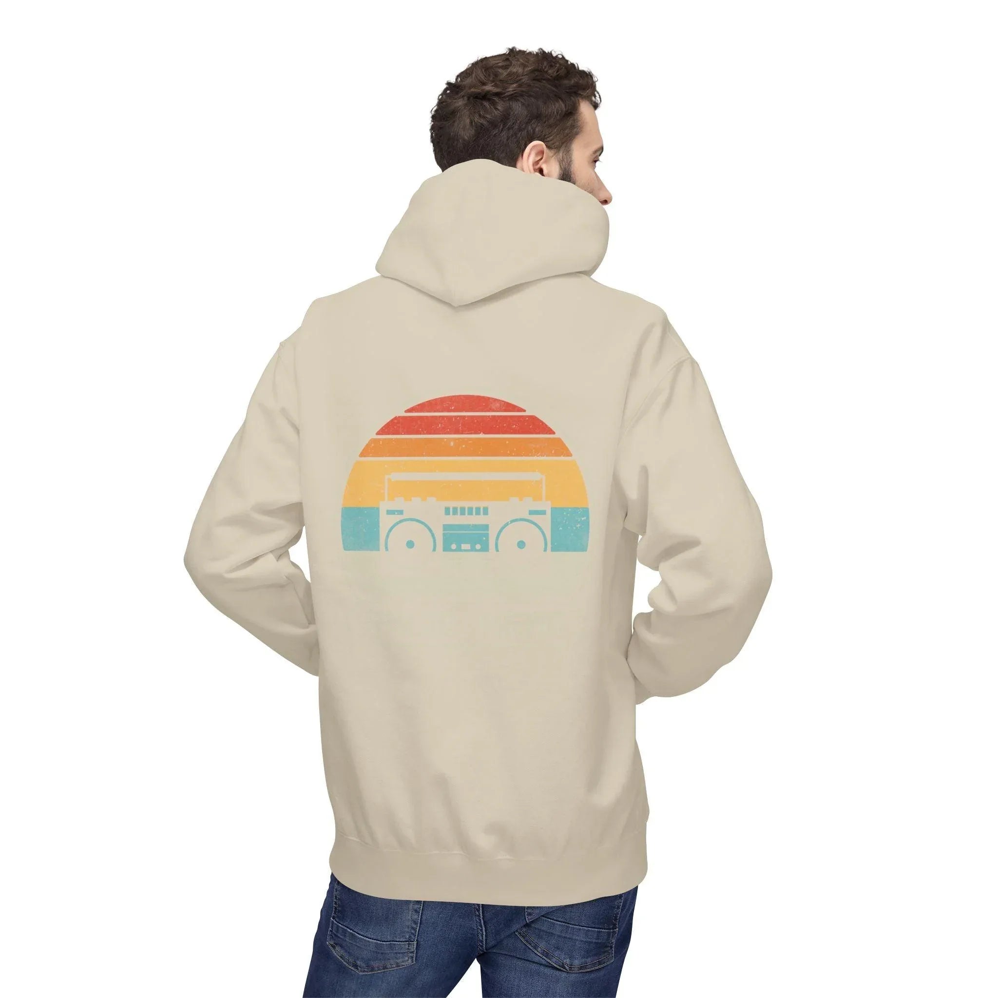 Cozy Vibes Radio Head Fleece Pullover Hoodie