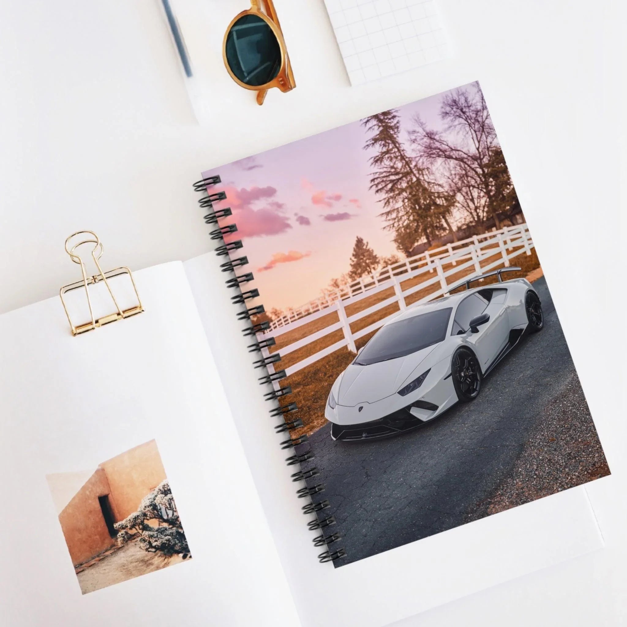 Lamborghini Huracan Automotive Spiral Notebook #045 - Throttle Designs