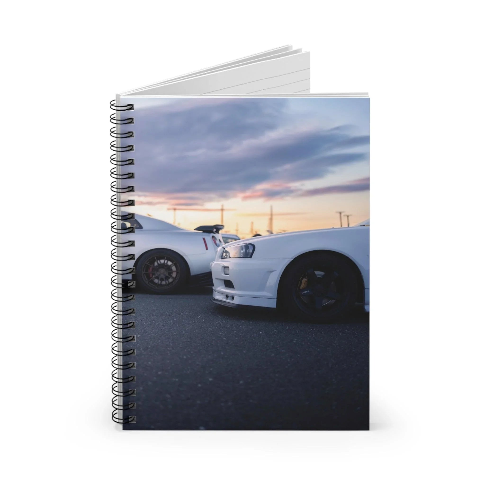 Nissan GTR R34 Automotive Spiral Notebook #001 - Throttle Designs