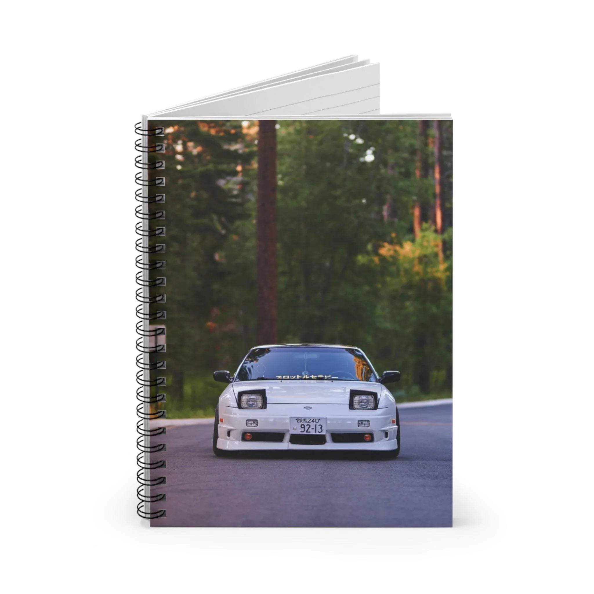 Nissan 240sx S13 Type-X Automotive Spiral Notebook #004 - Throttle Designs
