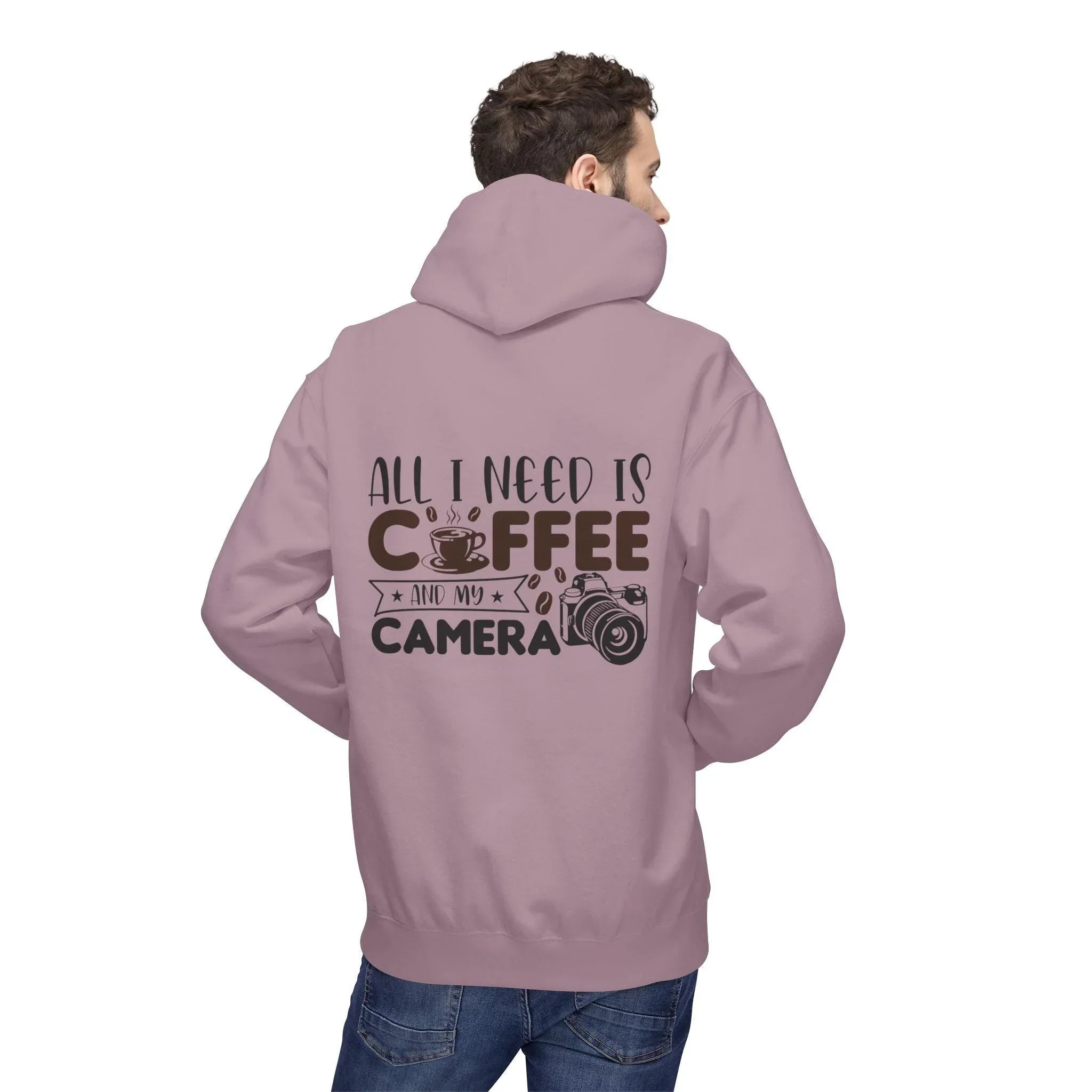 Cozy Photographer's Coffee Fleece Hoodie for Style and Comfort