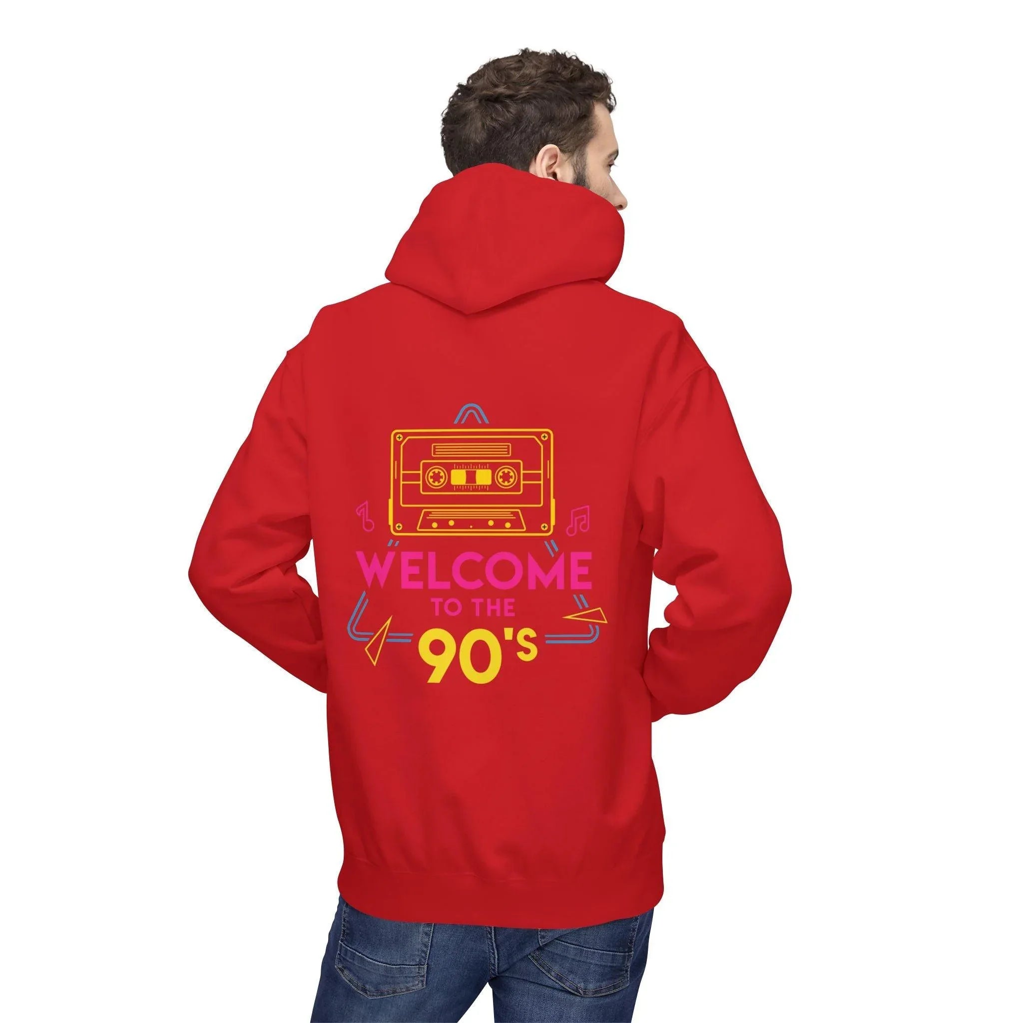 Nostalgic 90's Vibes Premium Fleece Hoodie for Ultimate Comfort