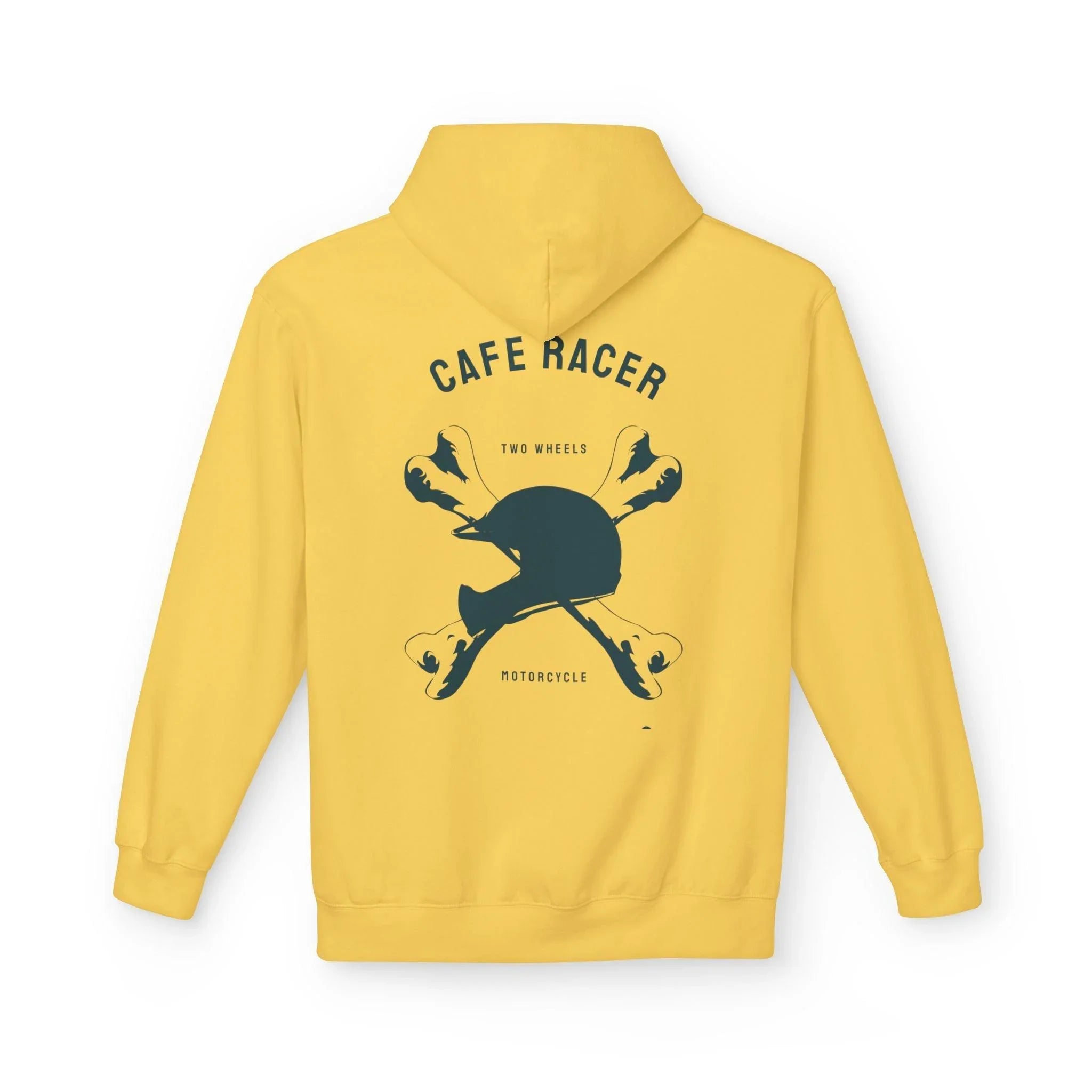 Ultimate Cafe Racer Fleece Hoodie - Embrace the Ride with "Never Stop Riding" Design