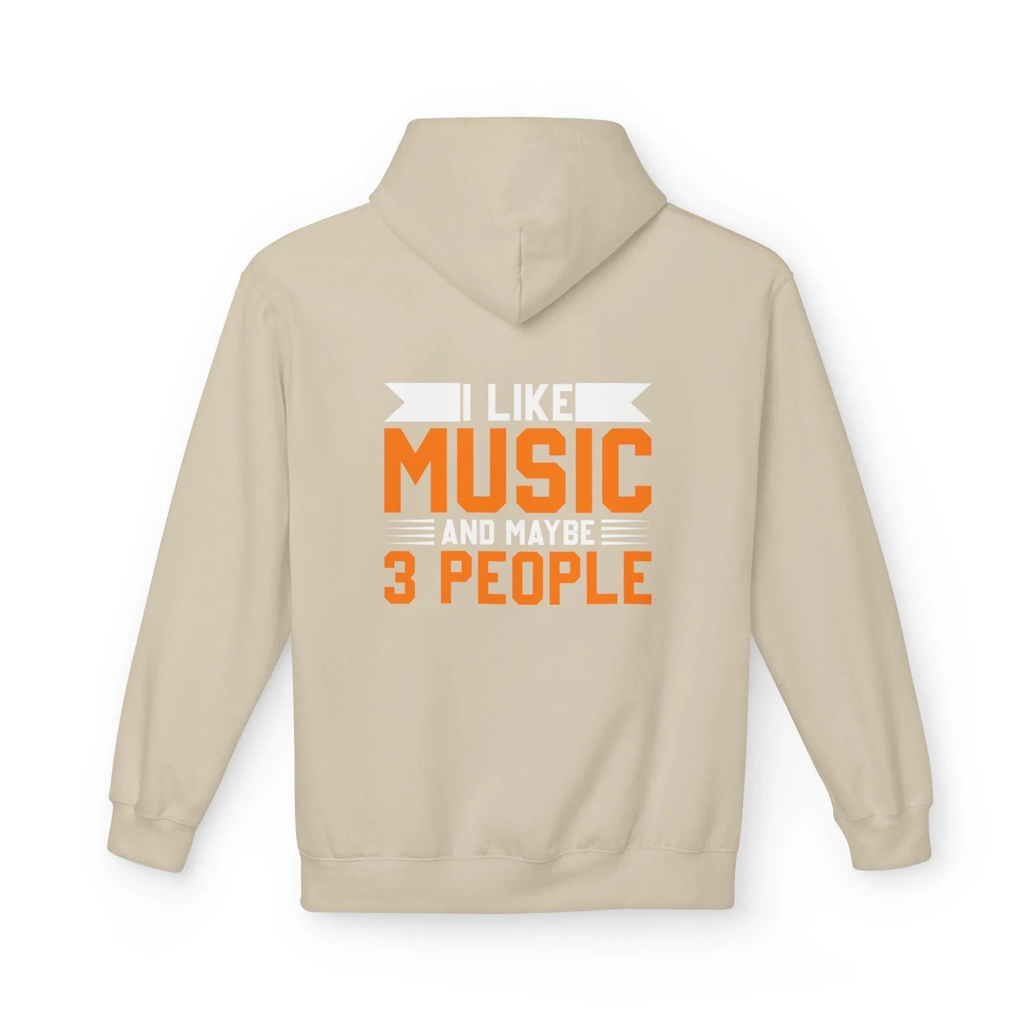 Cozy Up with the "I Love Music & My 3 People" Fleece Hoodie