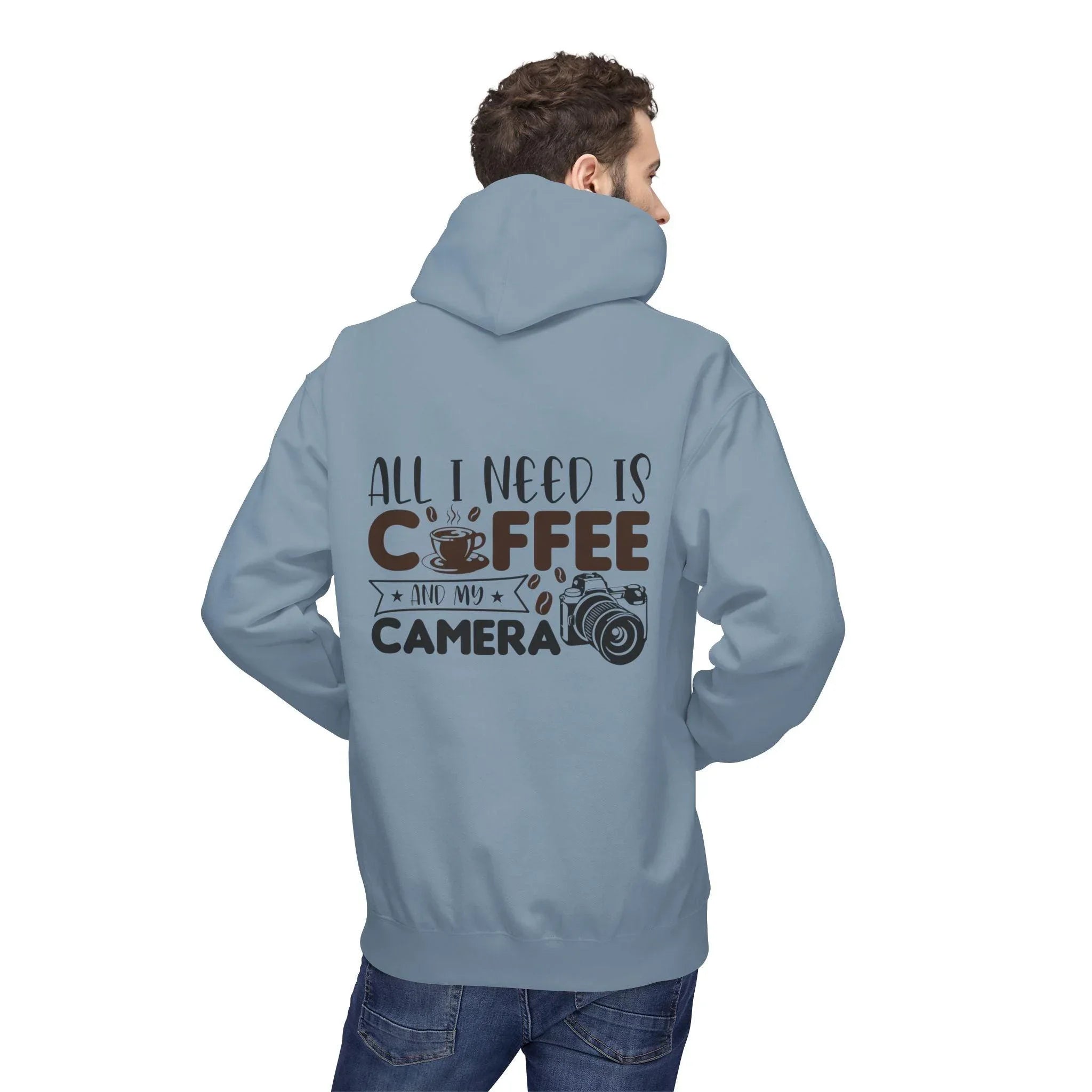 Cozy Photographer's Coffee Fleece Hoodie for Style and Comfort