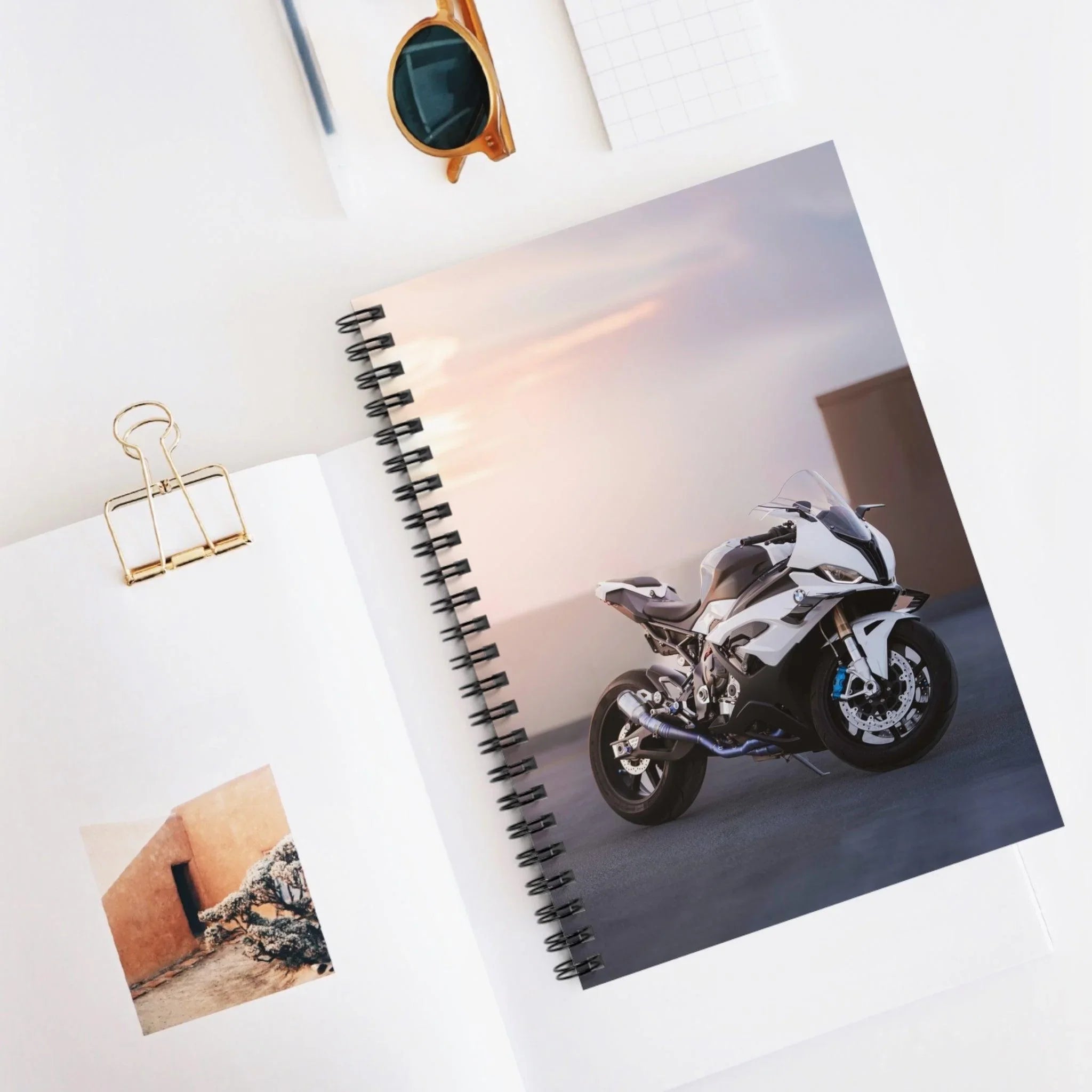 BMW S1000RR Motorcycle Spiral Notebook #062 - Throttle Designs
