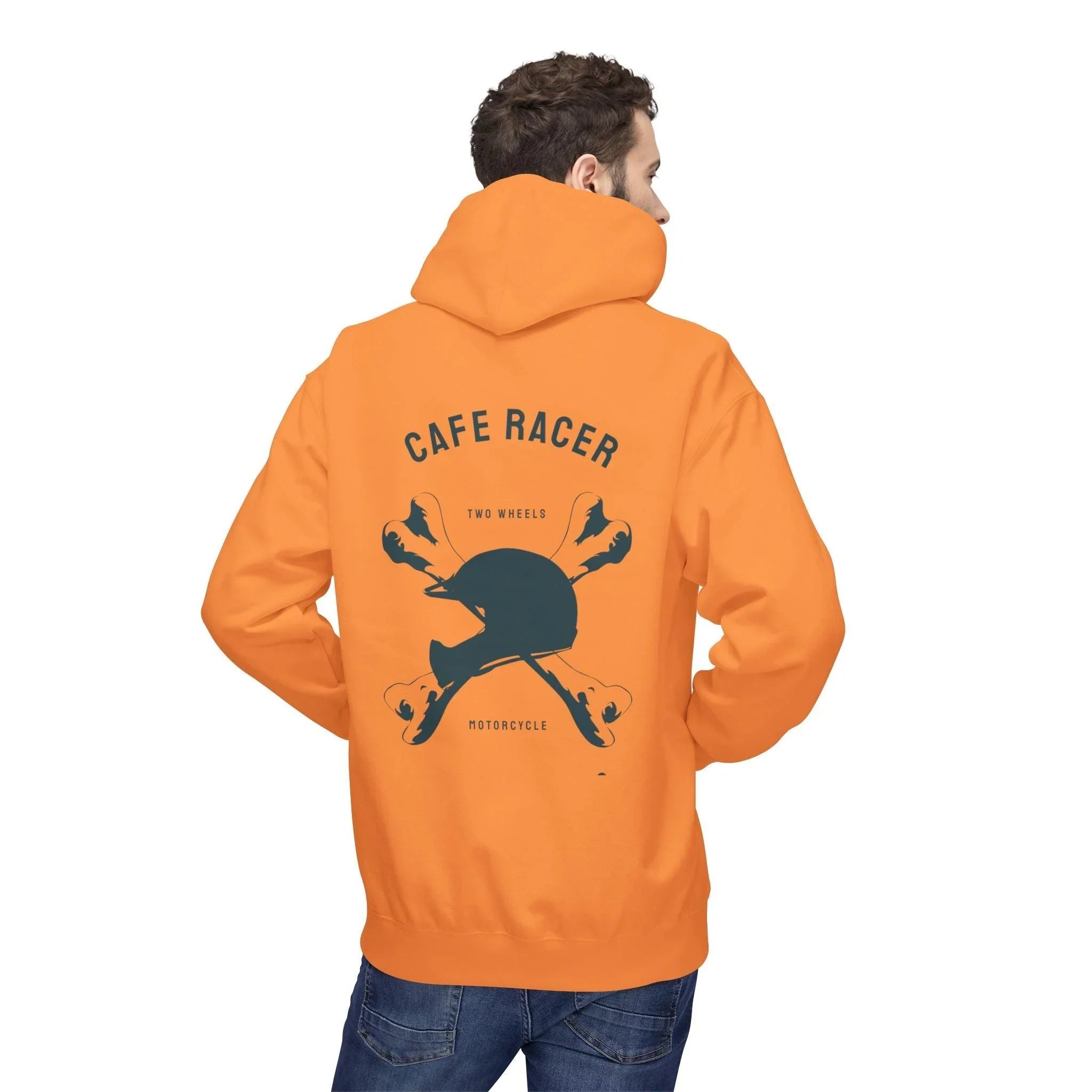 Ultimate Cafe Racer Fleece Hoodie - Embrace the Ride with "Never Stop Riding" Design
