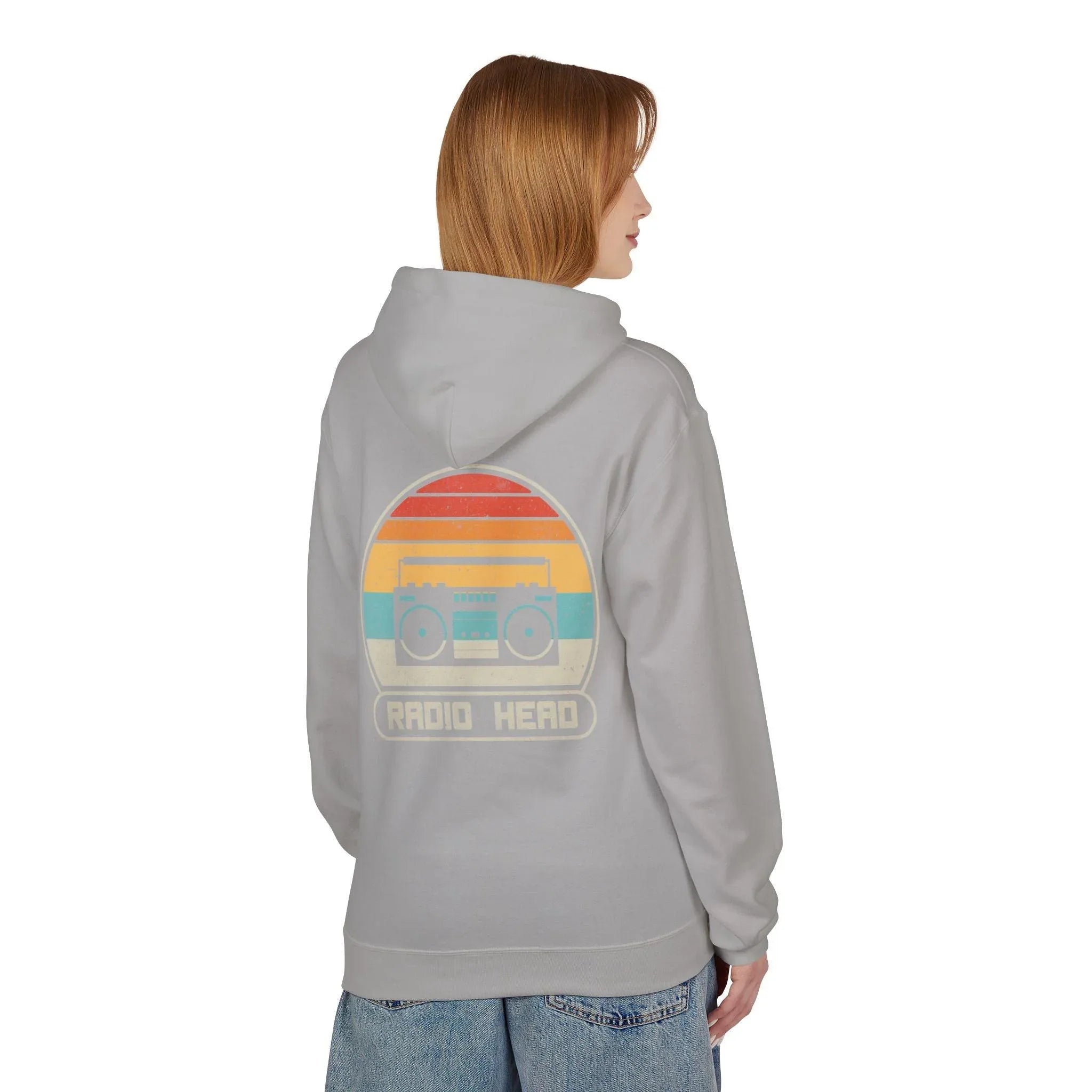 Cozy Vibes Radio Head Fleece Pullover Hoodie
