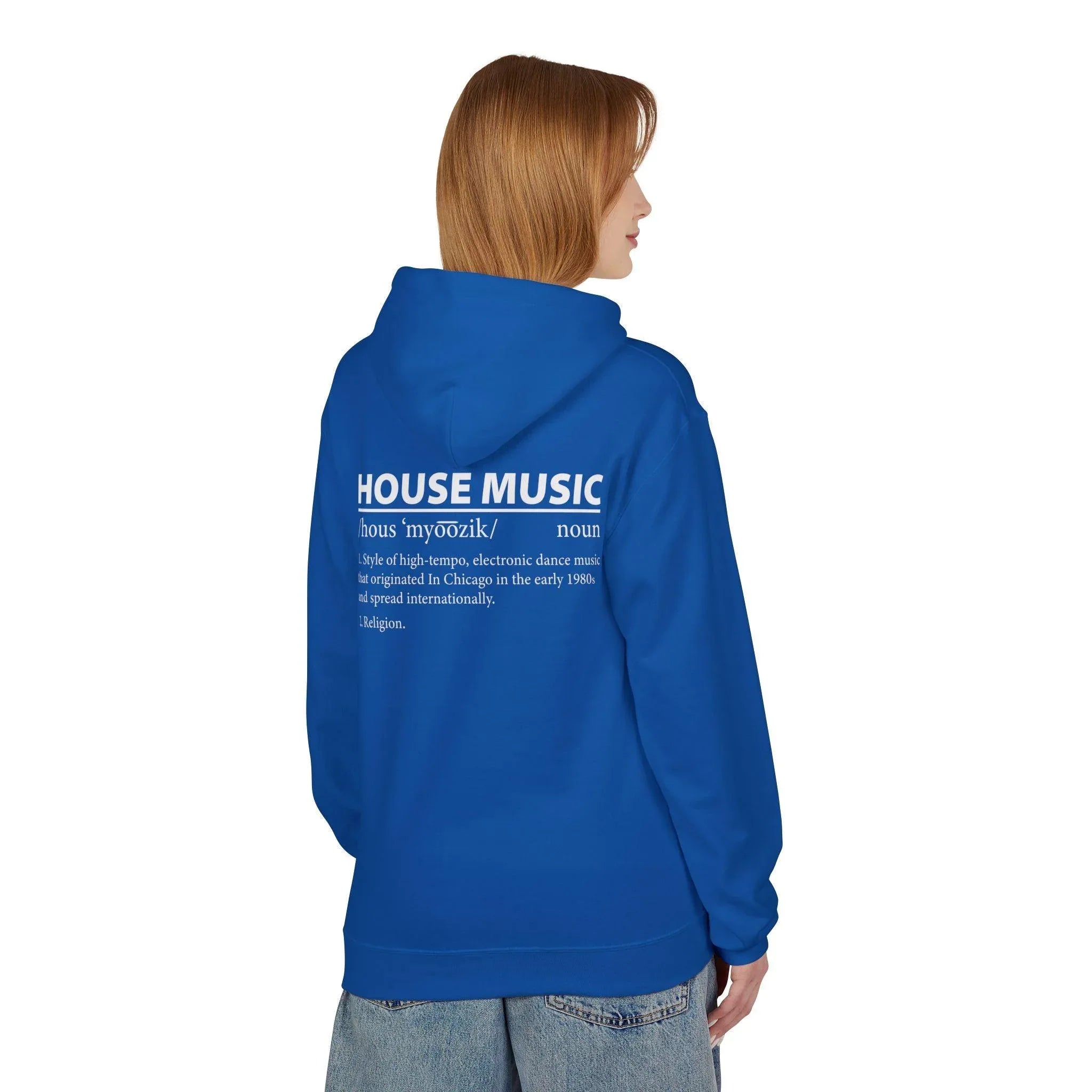 Ultimate House Music Fleece Hoodie for Comfort and Style