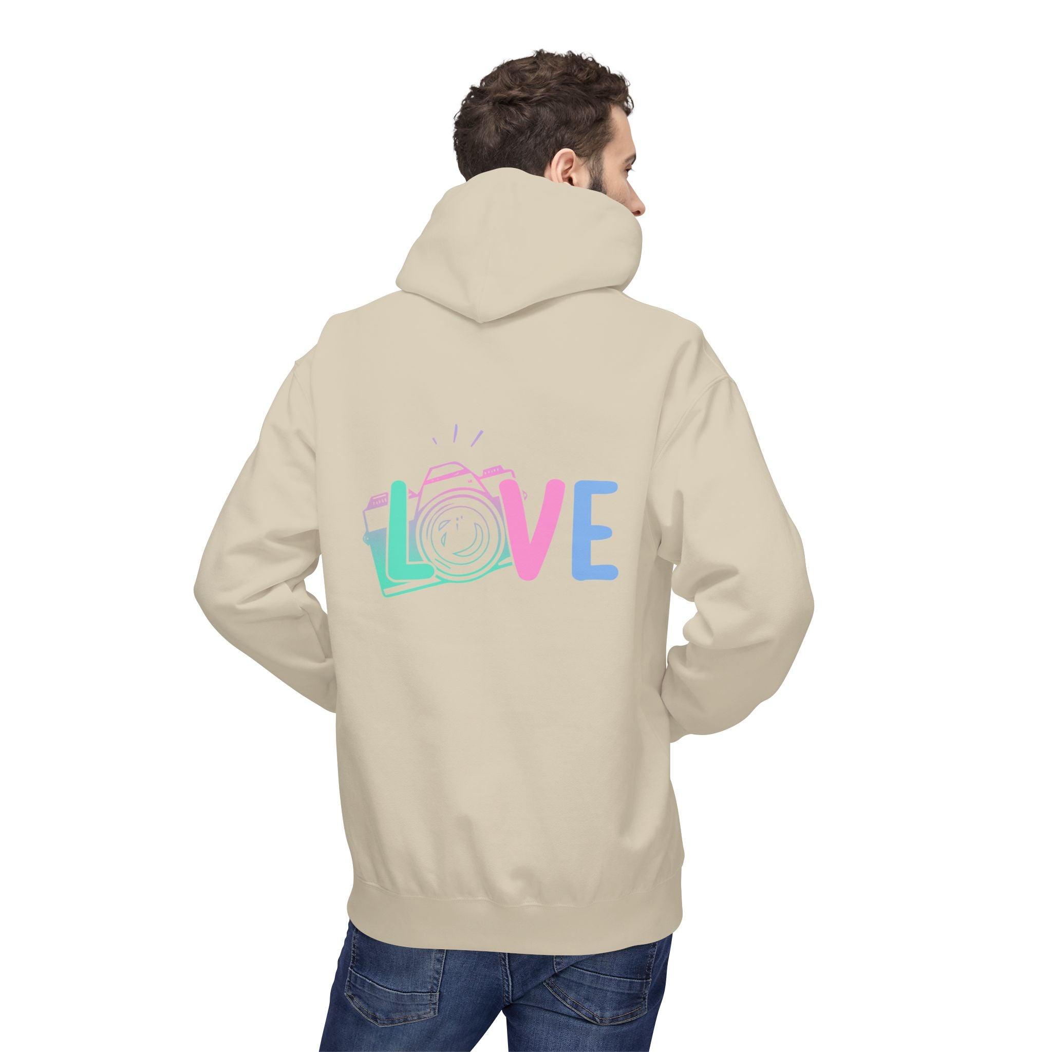 Cozy Love Photography Fleece Hoodie for Stylish Comfort