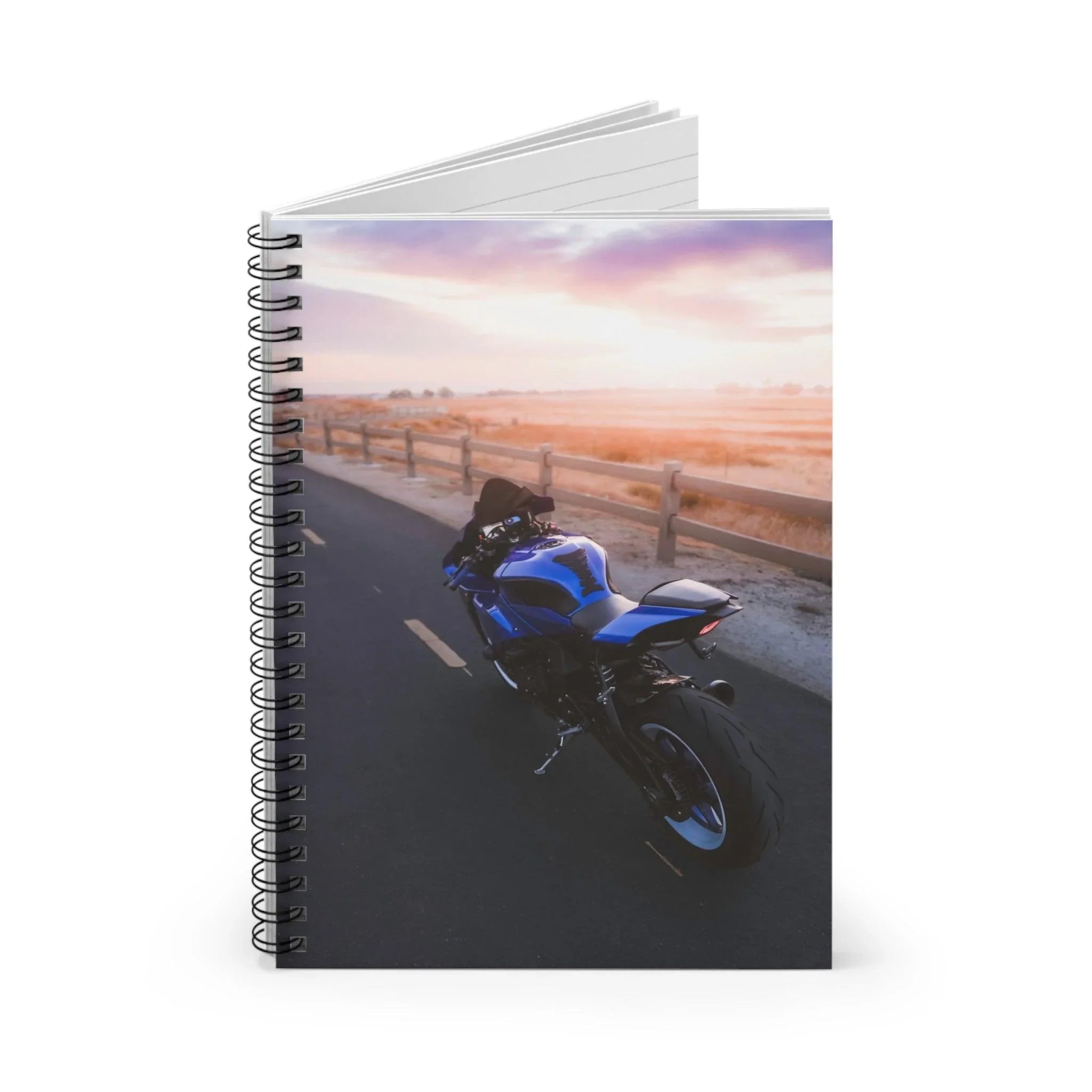 Yamaha R1 Motorcycle Spiral Notebook #009 - Throttle Designs