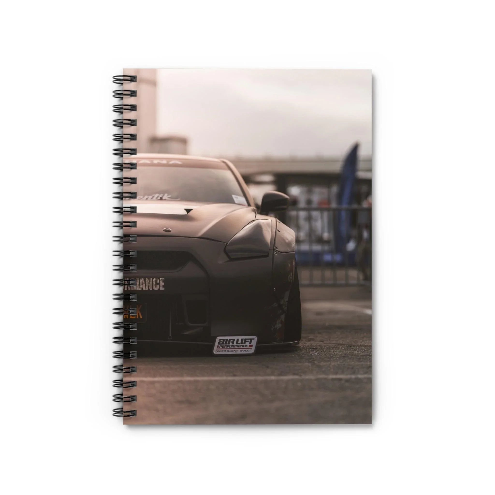 Nissan GTR R35 Automotive Spiral Notebook #002 - Throttle Designs