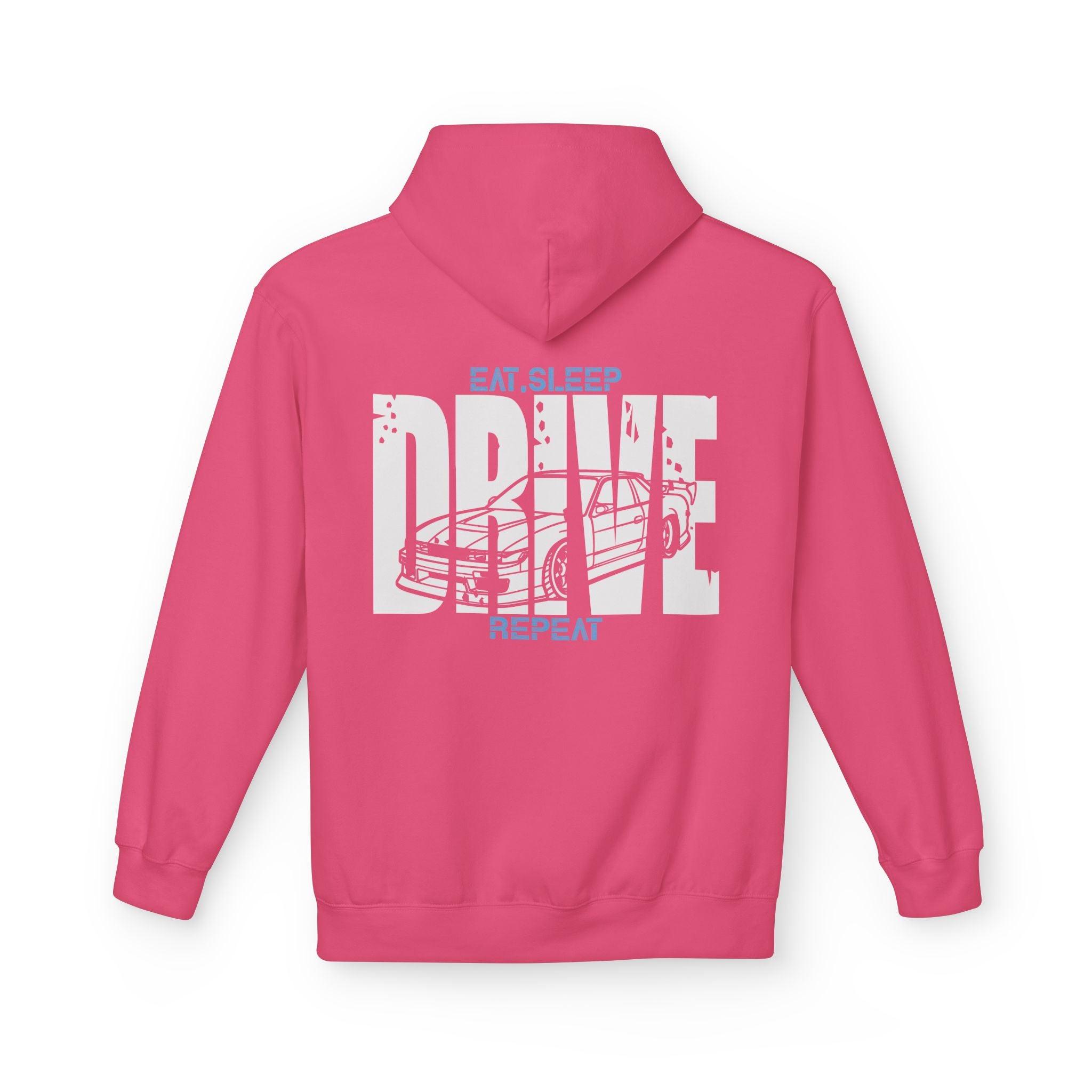 Nissan 240sx Silvia DRIVE Fleece Hoodie for Ultimate Comfort and Style