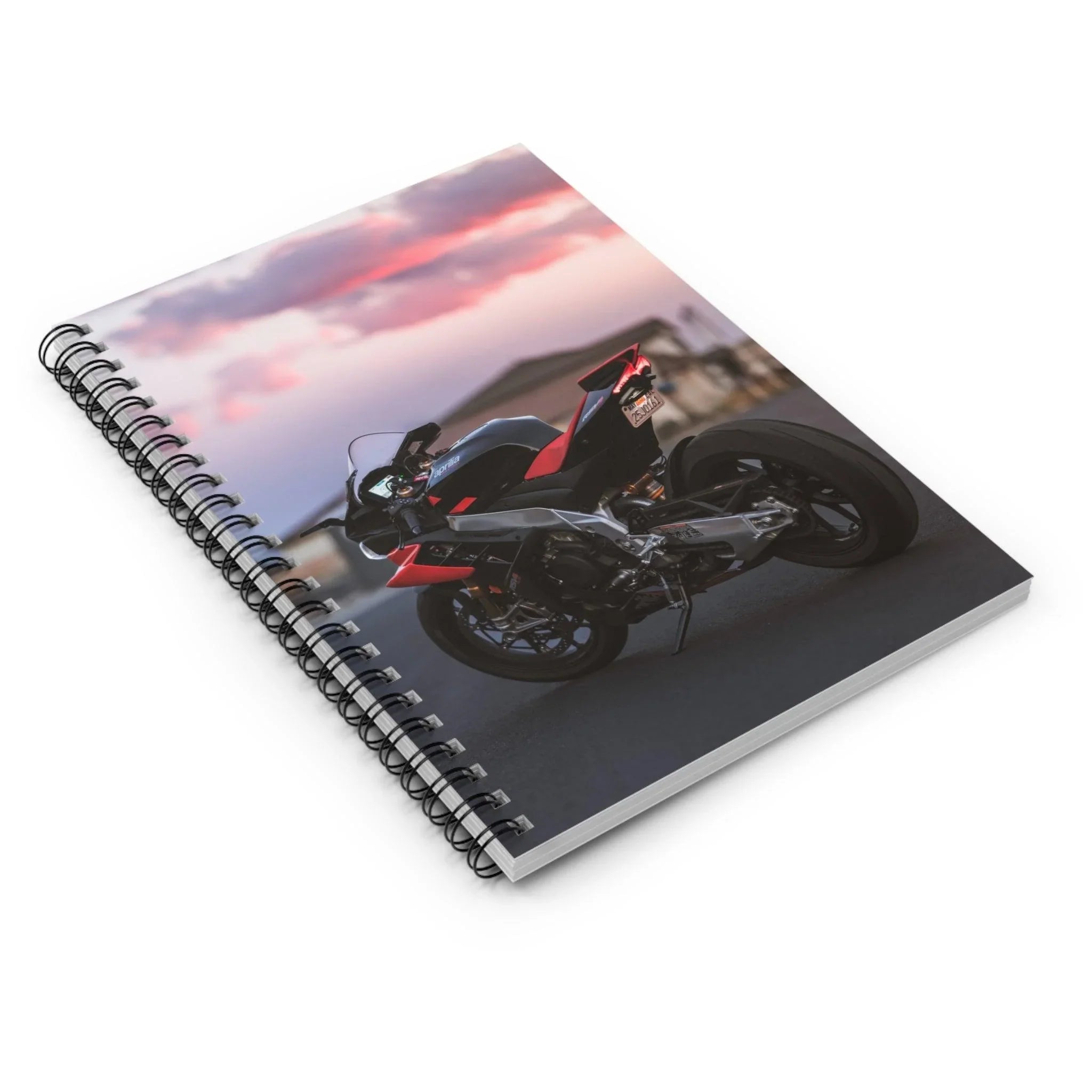 Aprilia RSV4 1100 Factory Motorcycle Spiral Notebook #025 - Throttle Designs