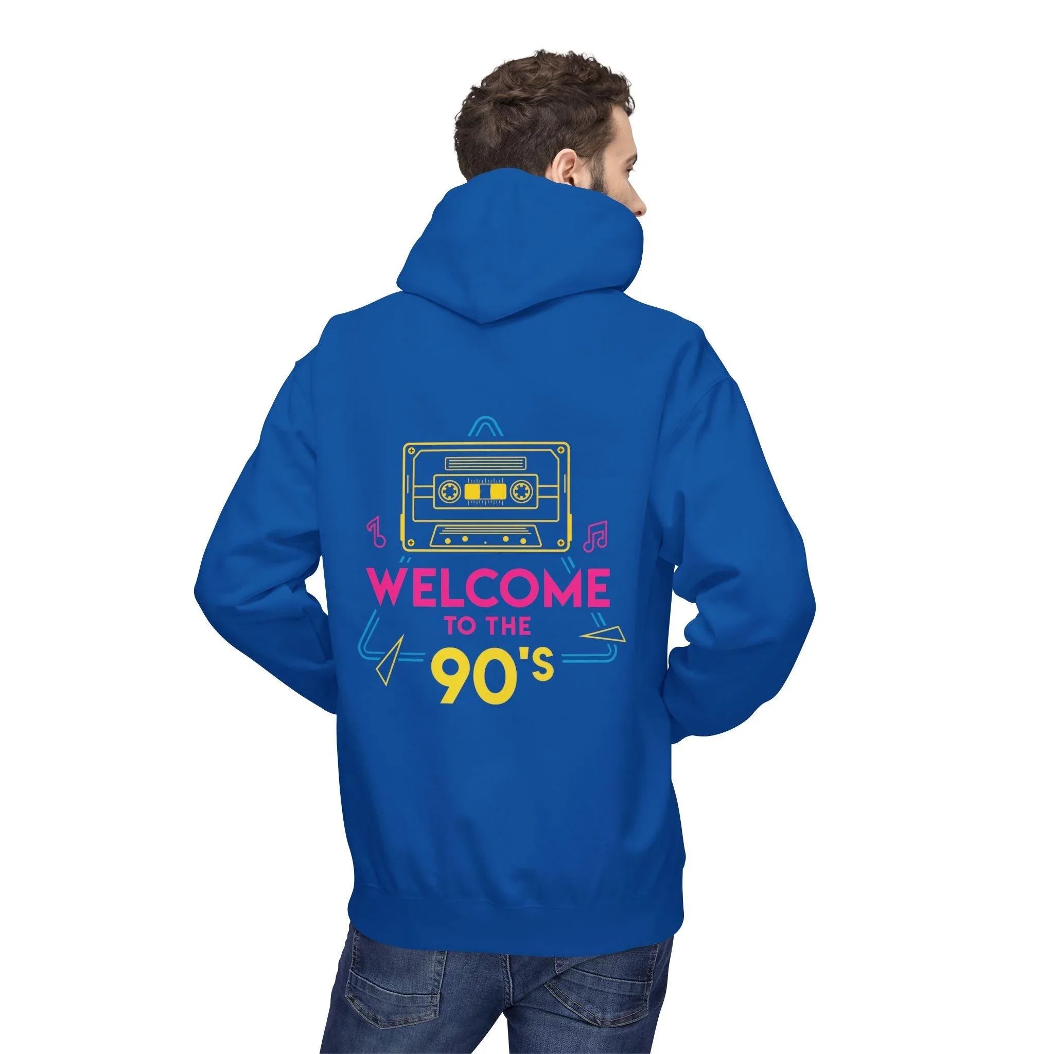 Nostalgic 90's Vibes Premium Fleece Hoodie for Ultimate Comfort