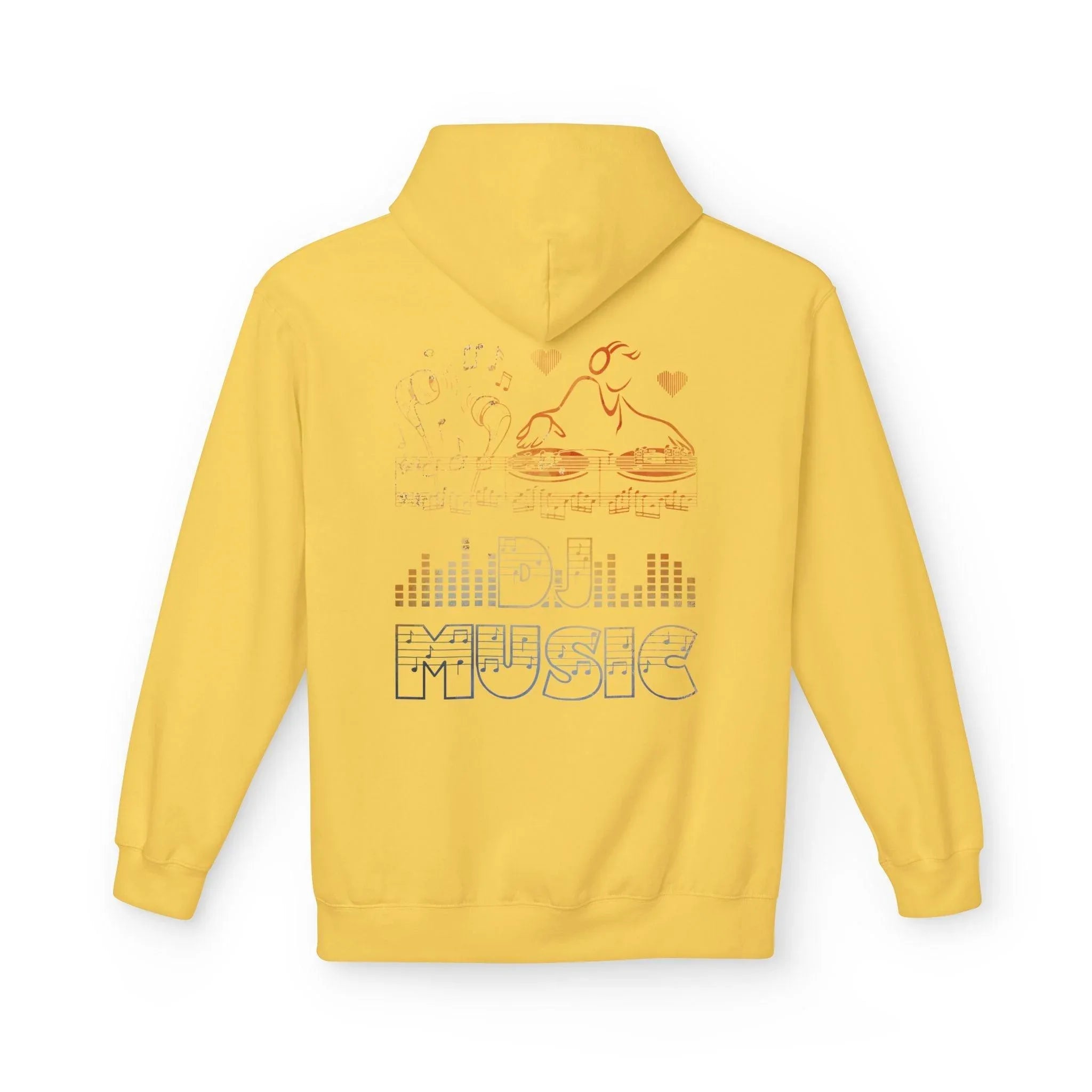 Ultimate DJ Music Lover's Fleece Hoodie: Comfort Meets Style