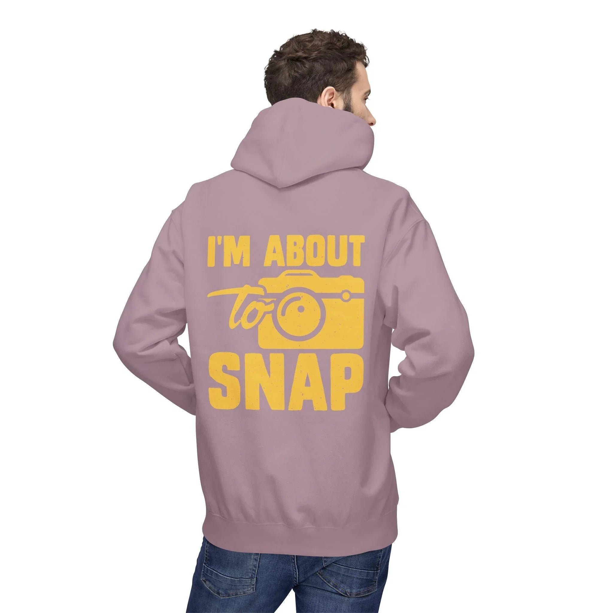 "I'm About to Snap" Exclusive Fleece Hoodie for Passionate Photographers