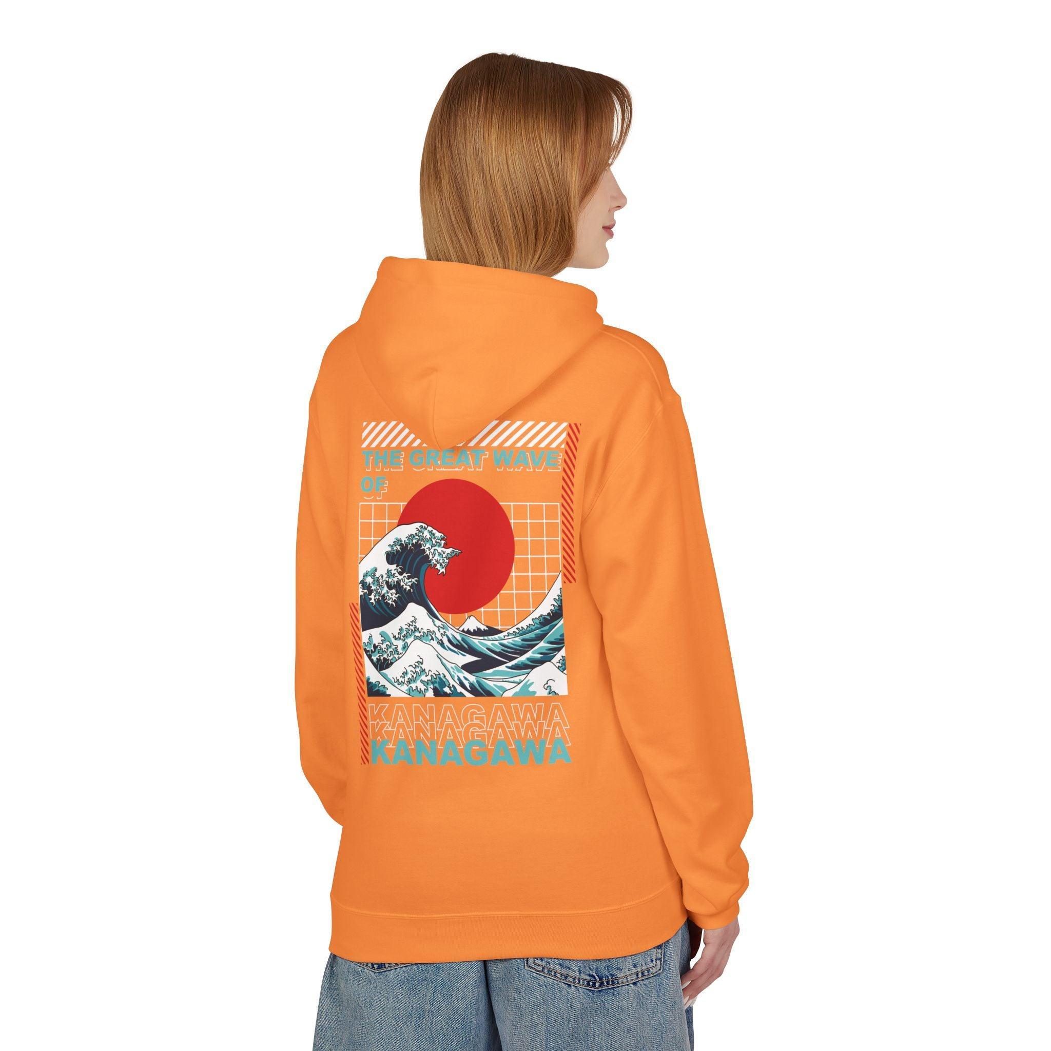 Ultimate Kanagawa Wave Fleece Hoodie: Stylish Japanese Streetwear Comfort