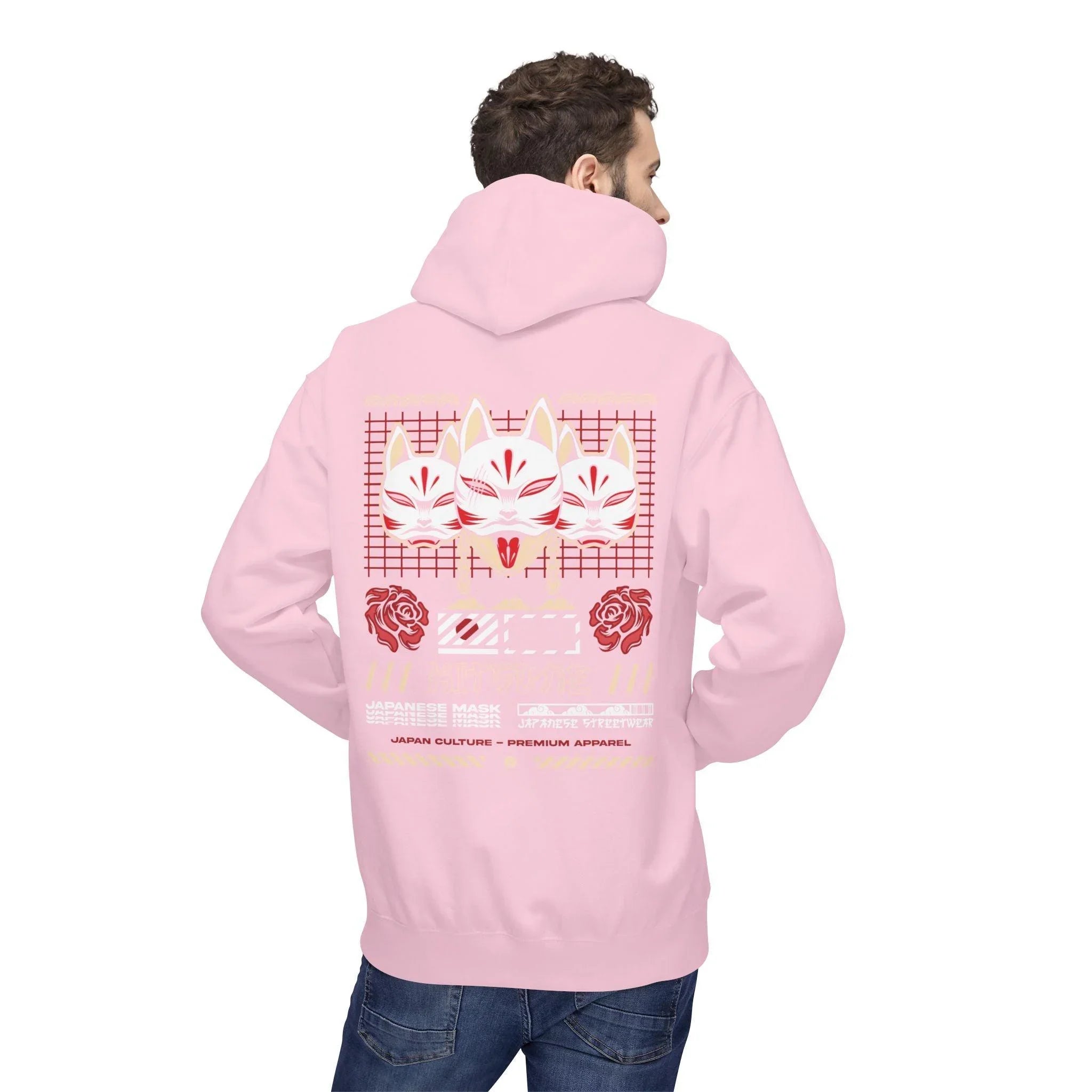 Ultimate Kitsune Japanese Streetwear Fleece Hoodie for Comfort and Style