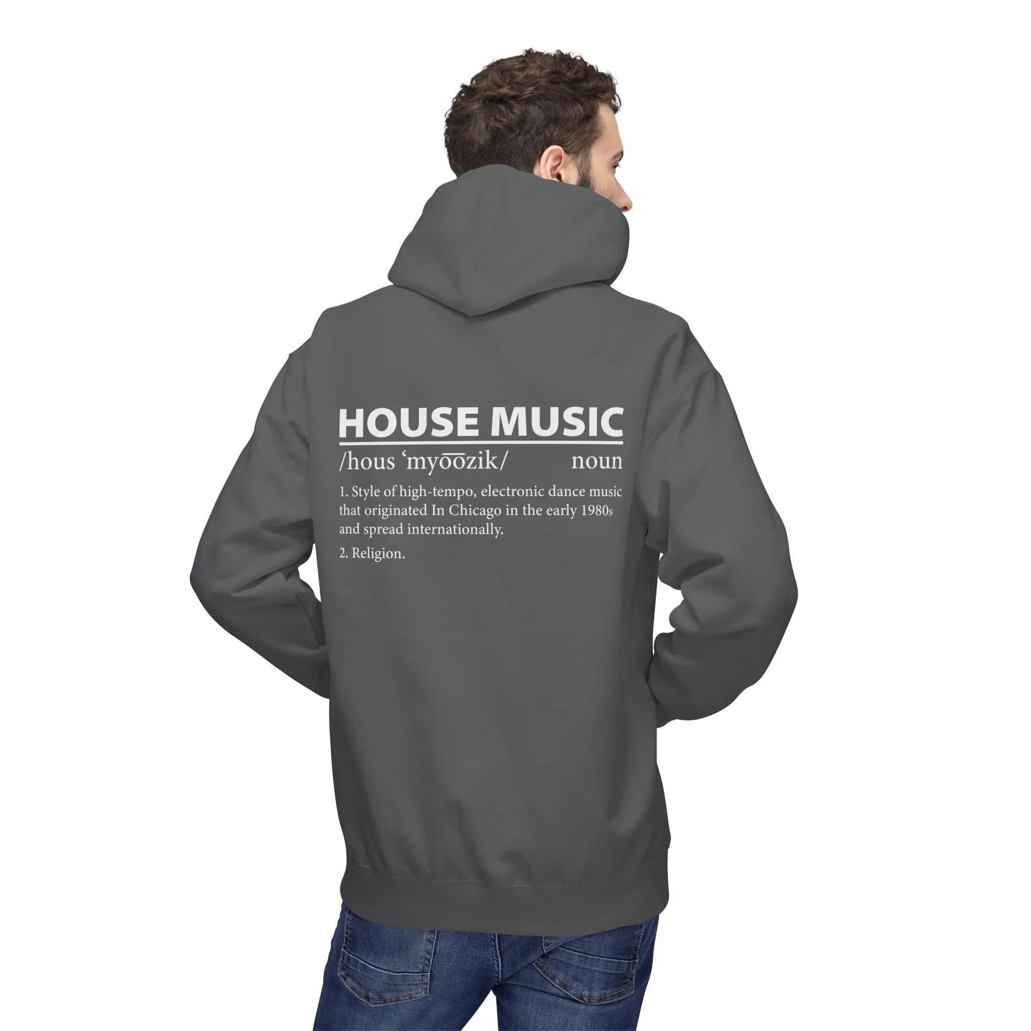 Ultimate House Music Fleece Hoodie for Comfort and Style