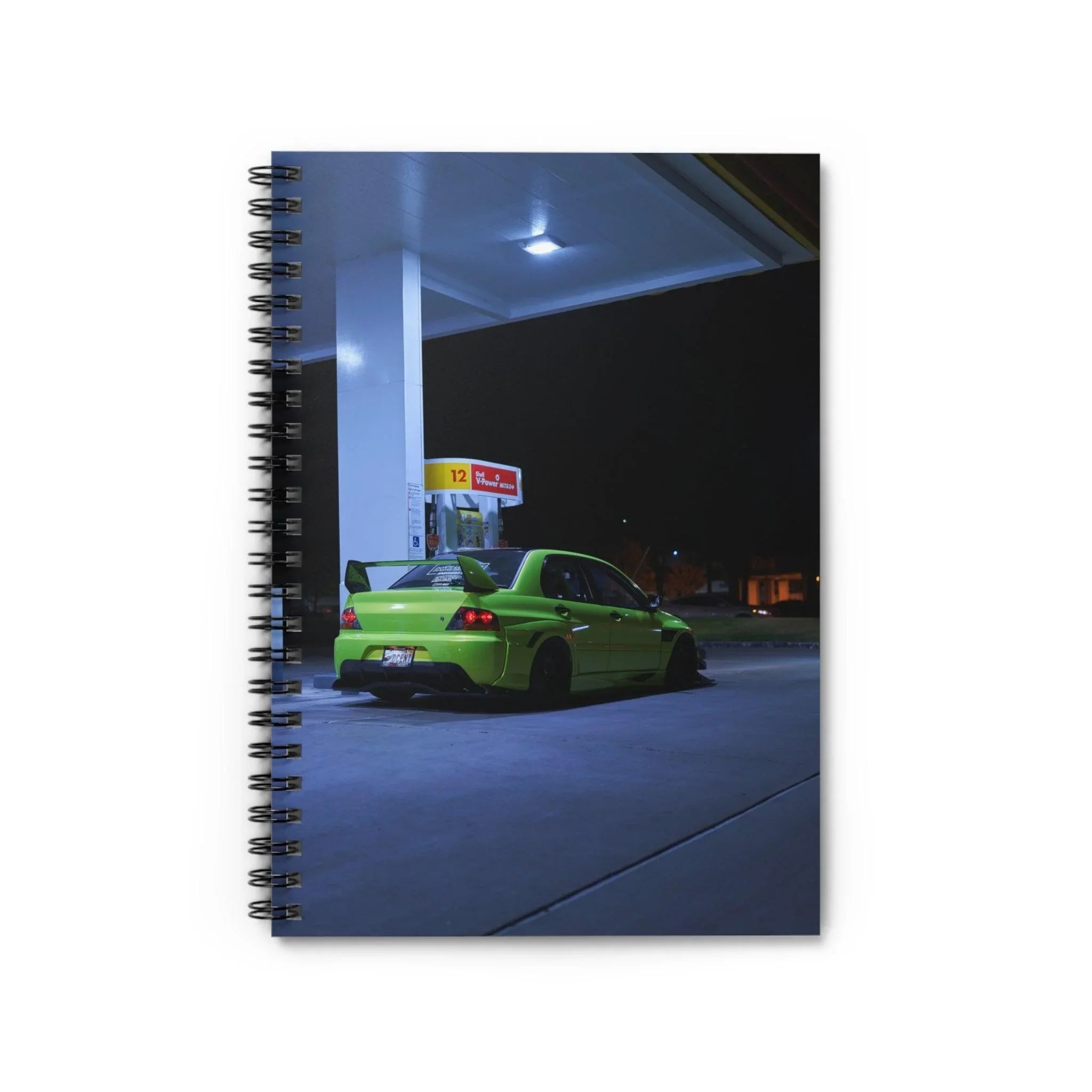 Mitsubishi Evo 9 Automotive Spiral Notebook #007 - Throttle Designs