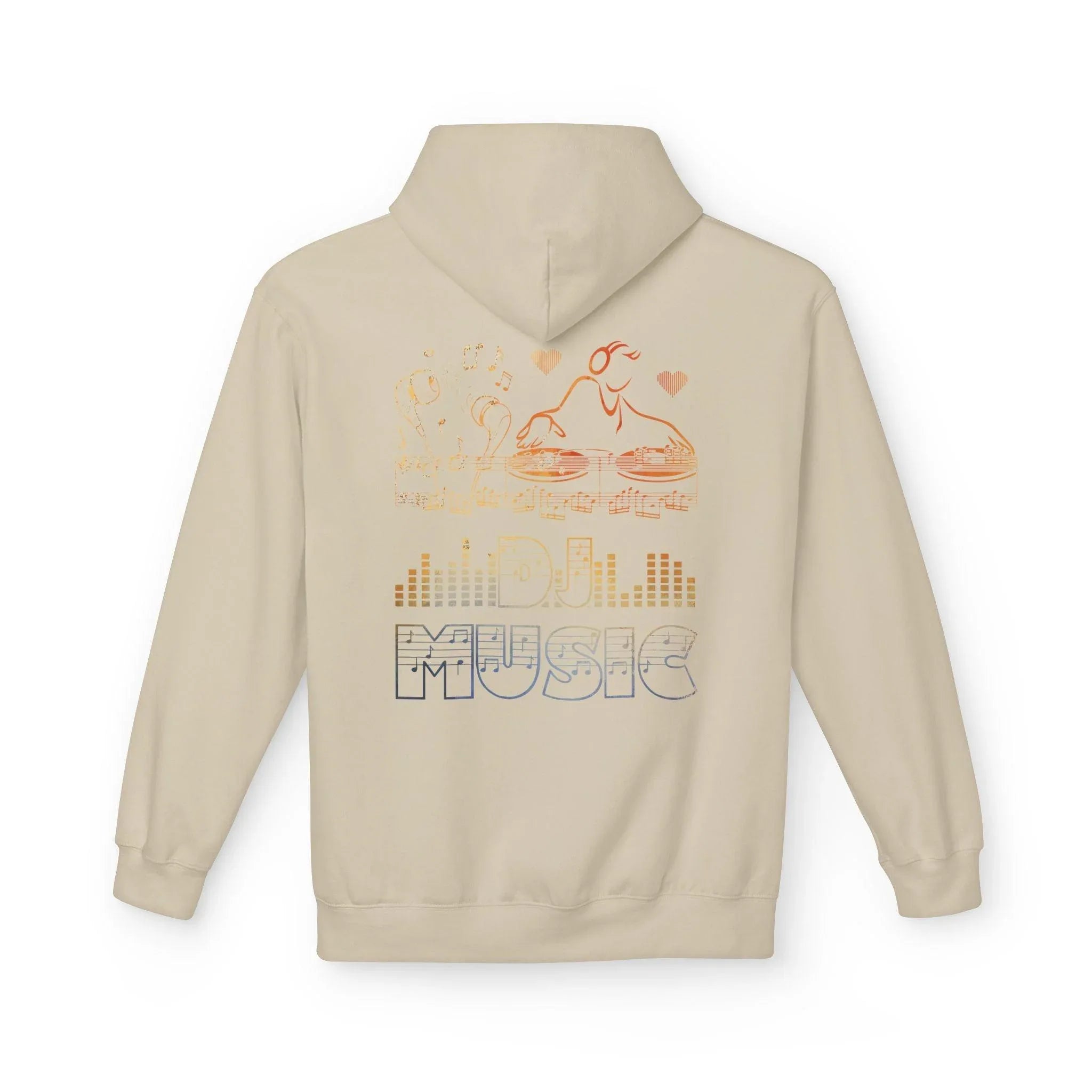 Ultimate DJ Music Lover's Fleece Hoodie: Comfort Meets Style