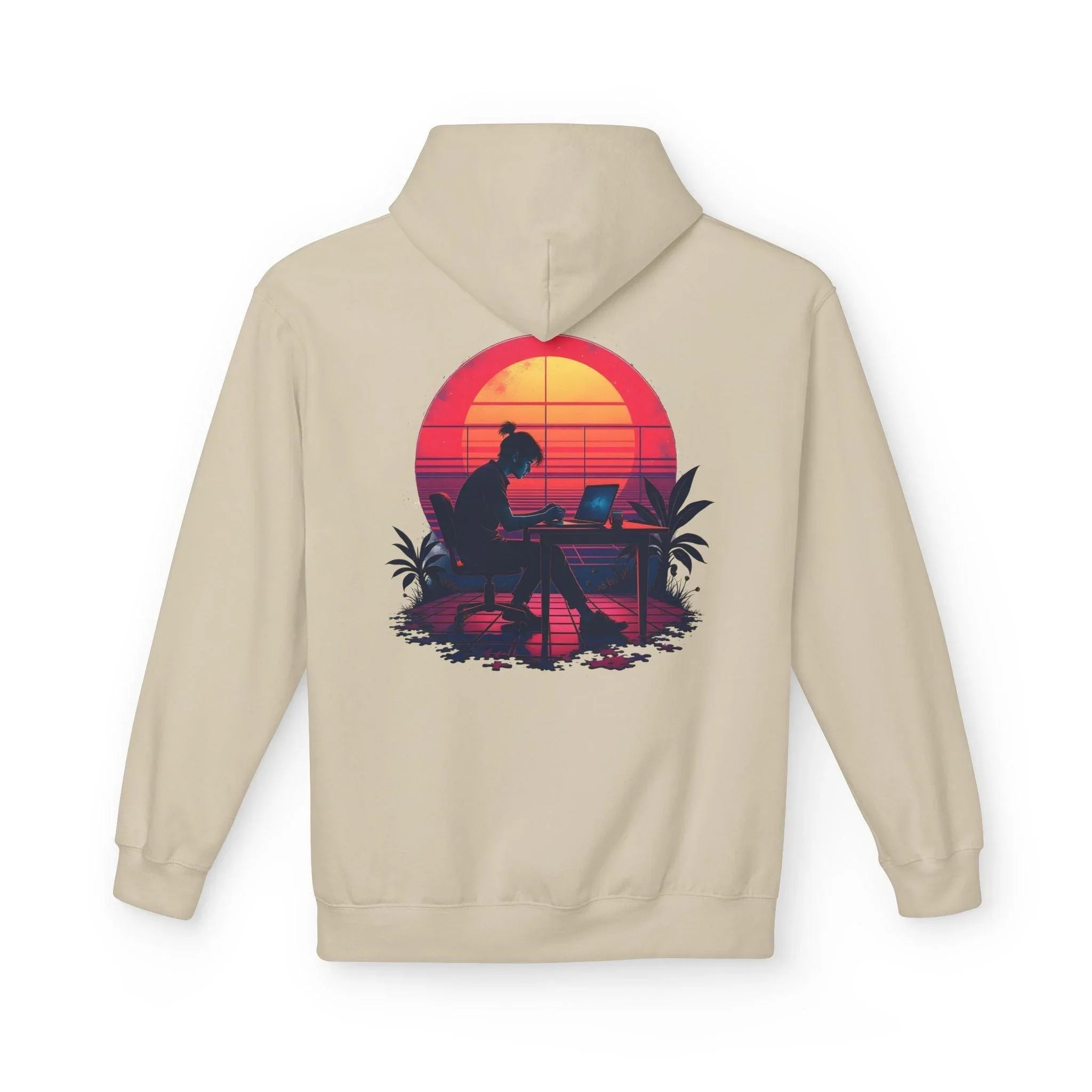 Ultimate Retro Programmer Fleece Hoodie for Comfort and Style