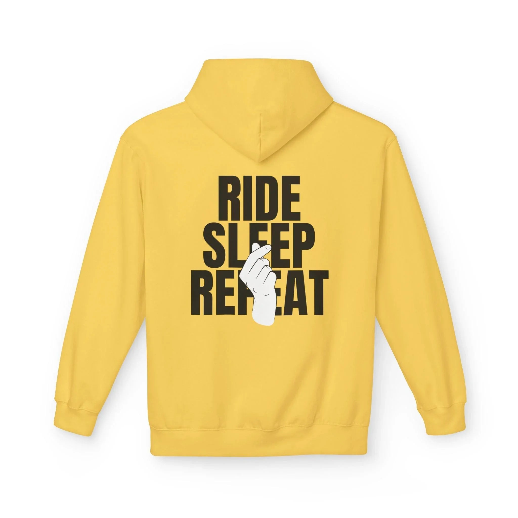 Cozy Comfort "Ride, Sleep, Repeat" Fleece Hoodie