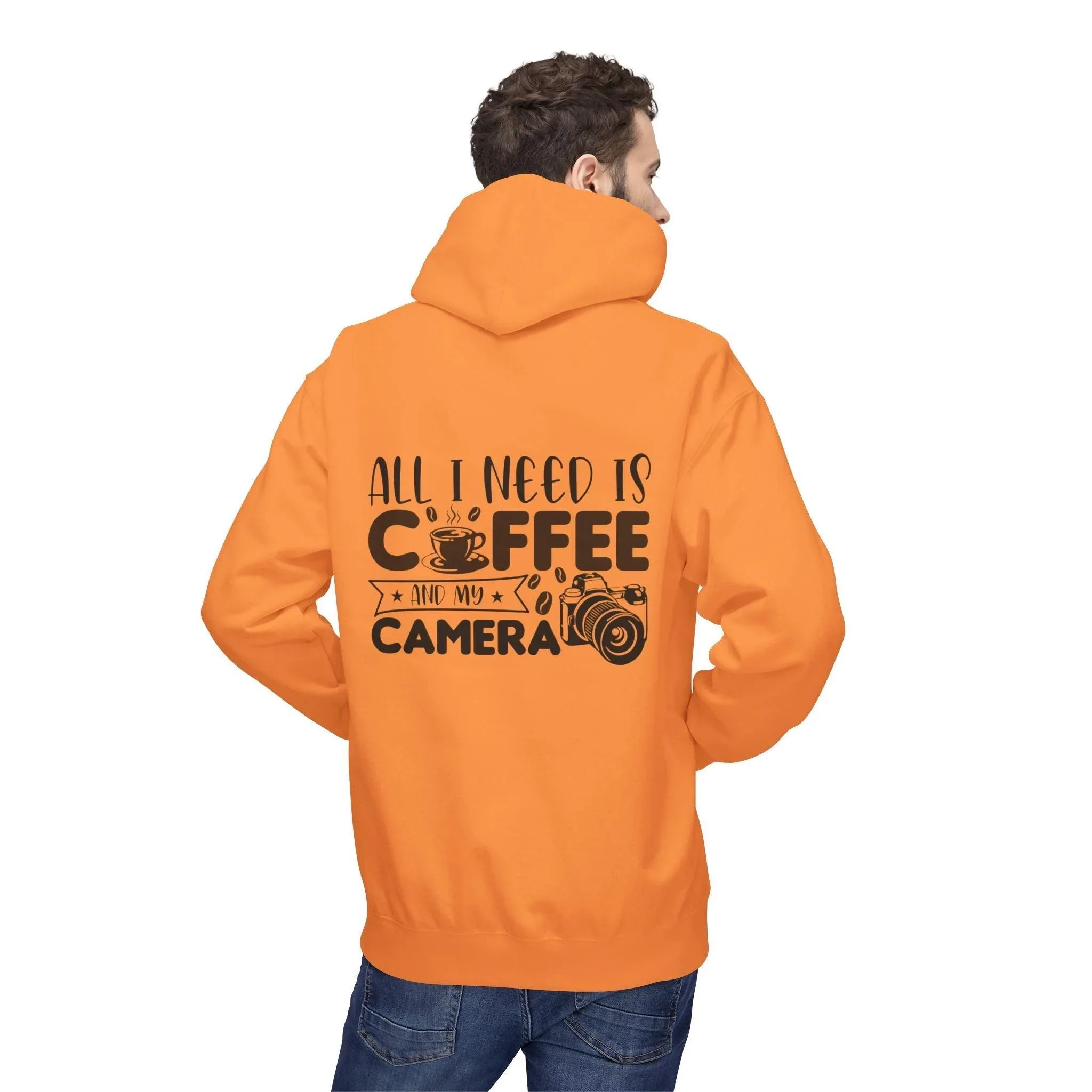 Cozy Photographer's Coffee Fleece Hoodie for Style and Comfort