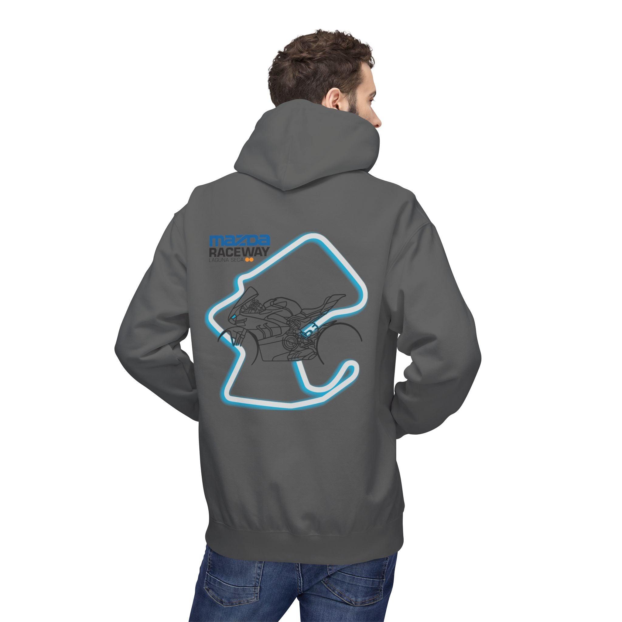 Ducati Panigale V4 SP Laguna Seca Fleece Hoodie - Stylish & Cozy