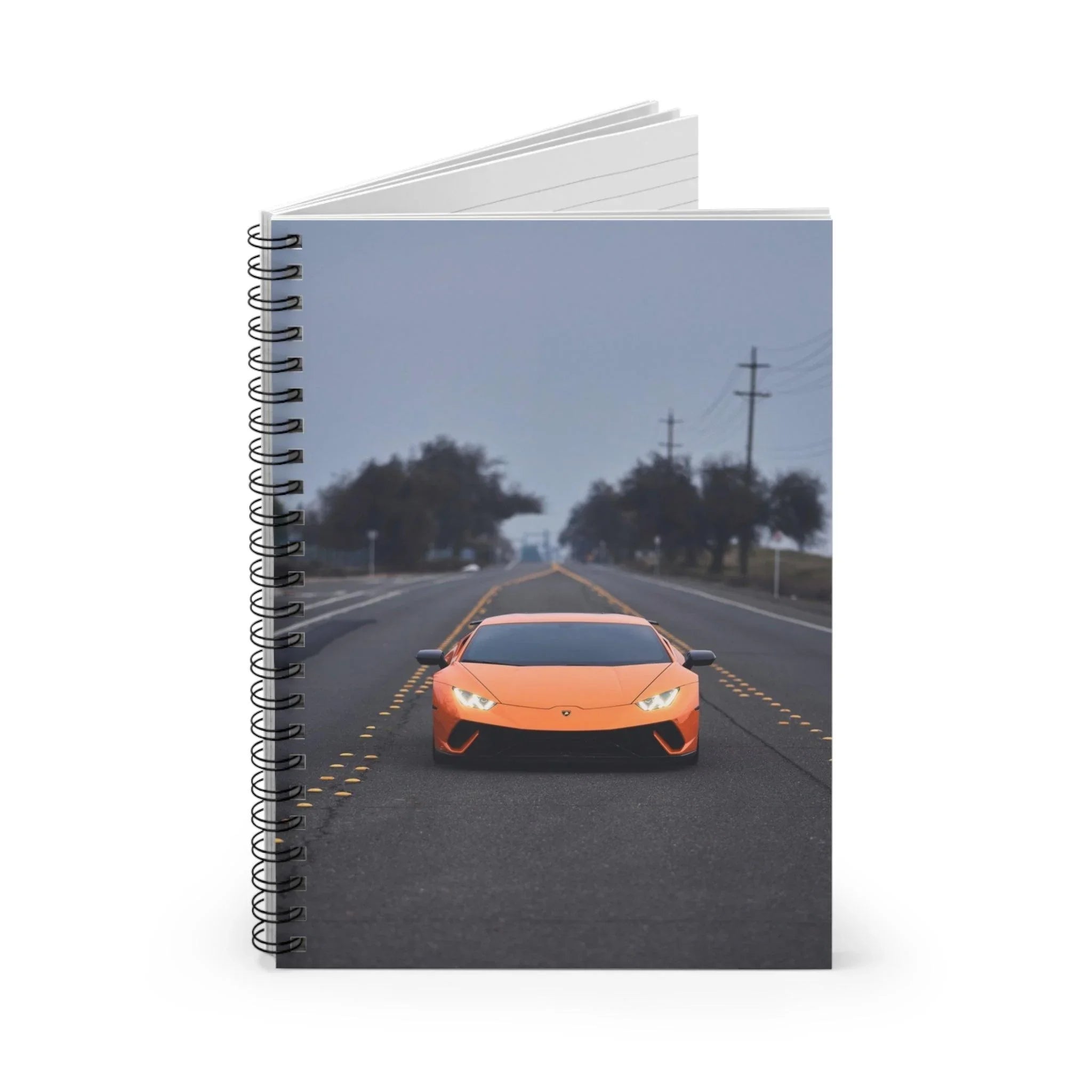 Lamborghini Huracan Automotive Spiral Notebook #008 - Throttle Designs