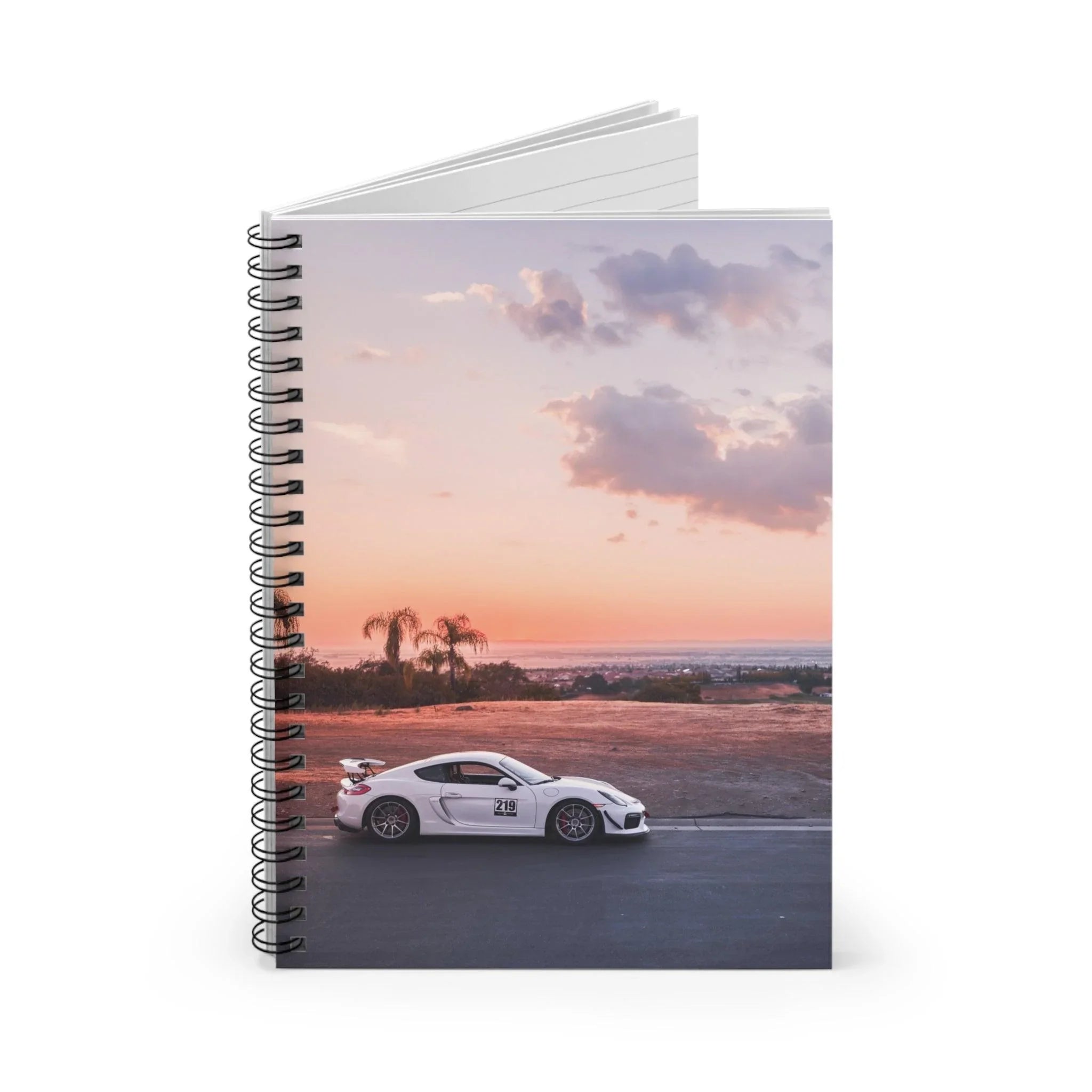 Porsche GT4 Automotive Spiral Notebook #005 - Throttle Designs