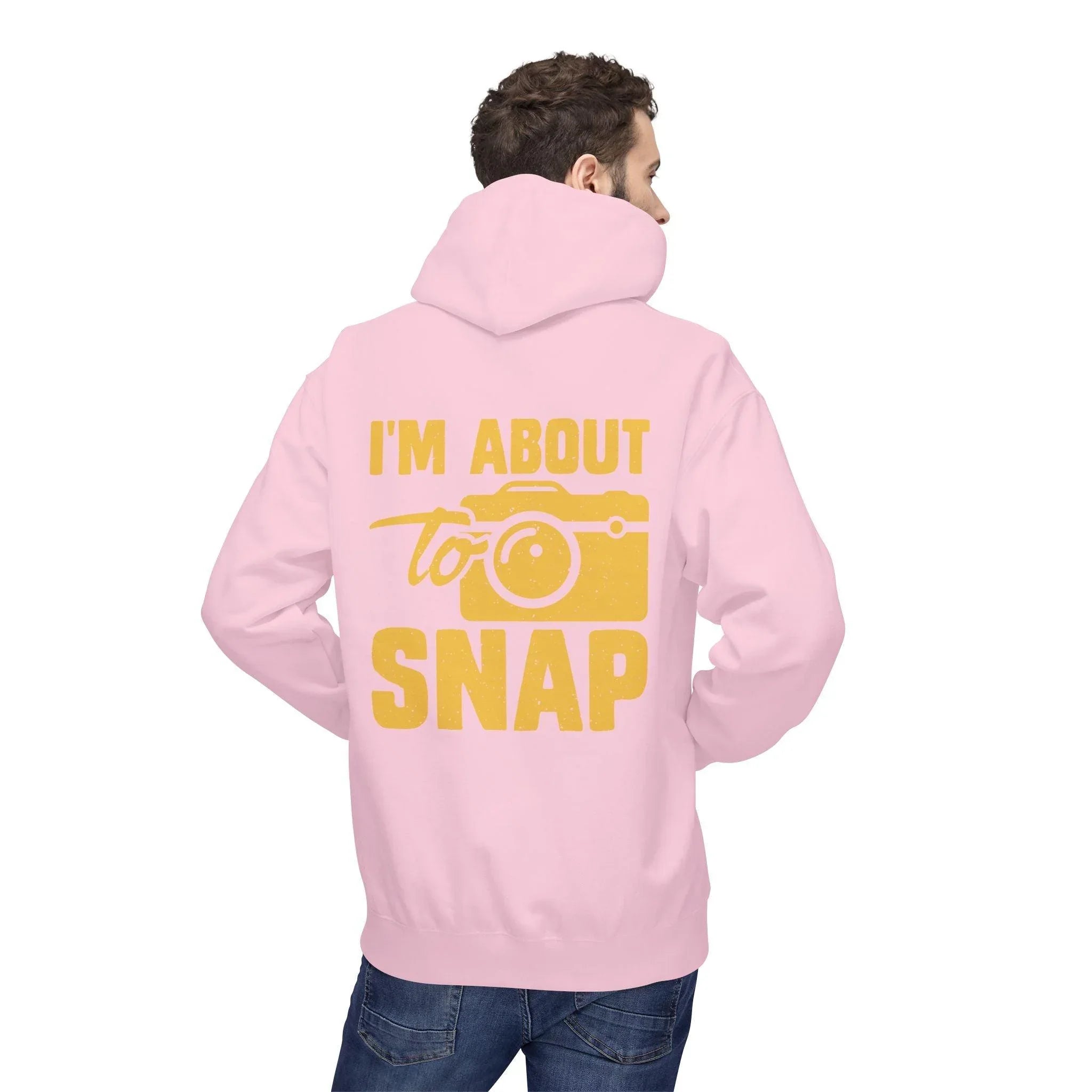 "I'm About to Snap" Exclusive Fleece Hoodie for Passionate Photographers
