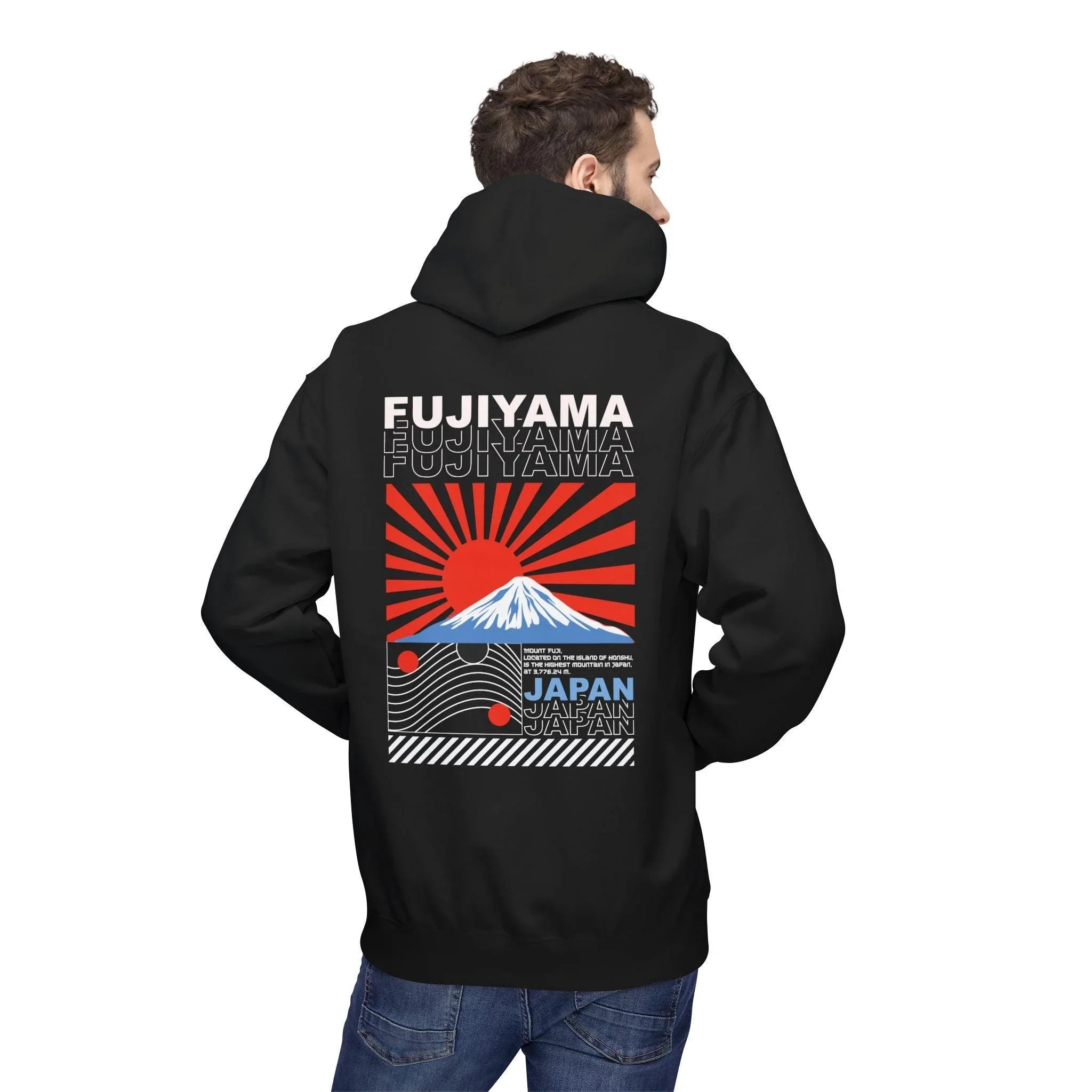 Fujiyama Japan Streetwear Cozy Fleece Hoodie - Ultimate Comfort & Style