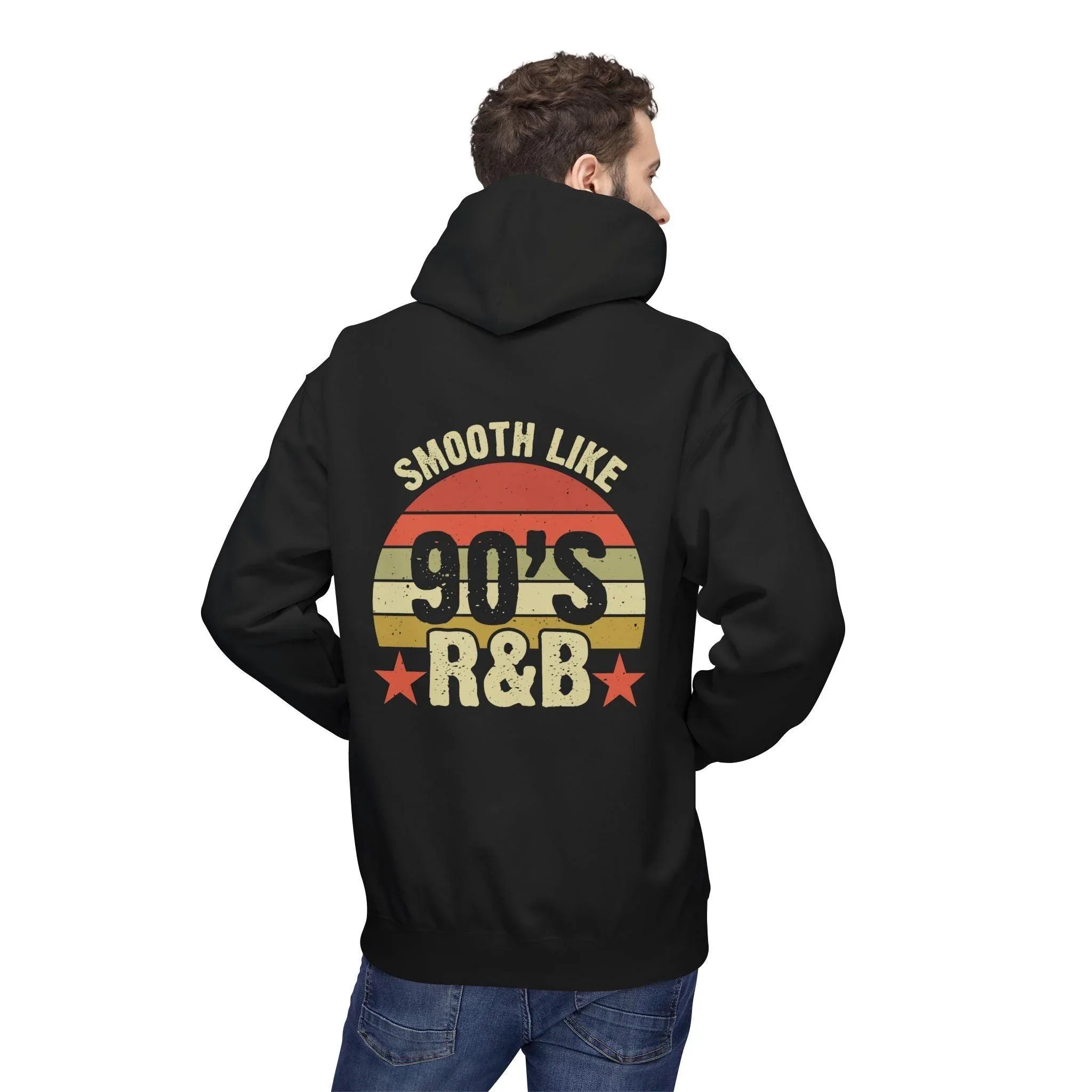 Retro Vibes Fleece Hoodie - Embrace the Comfort of 90's R&B Style