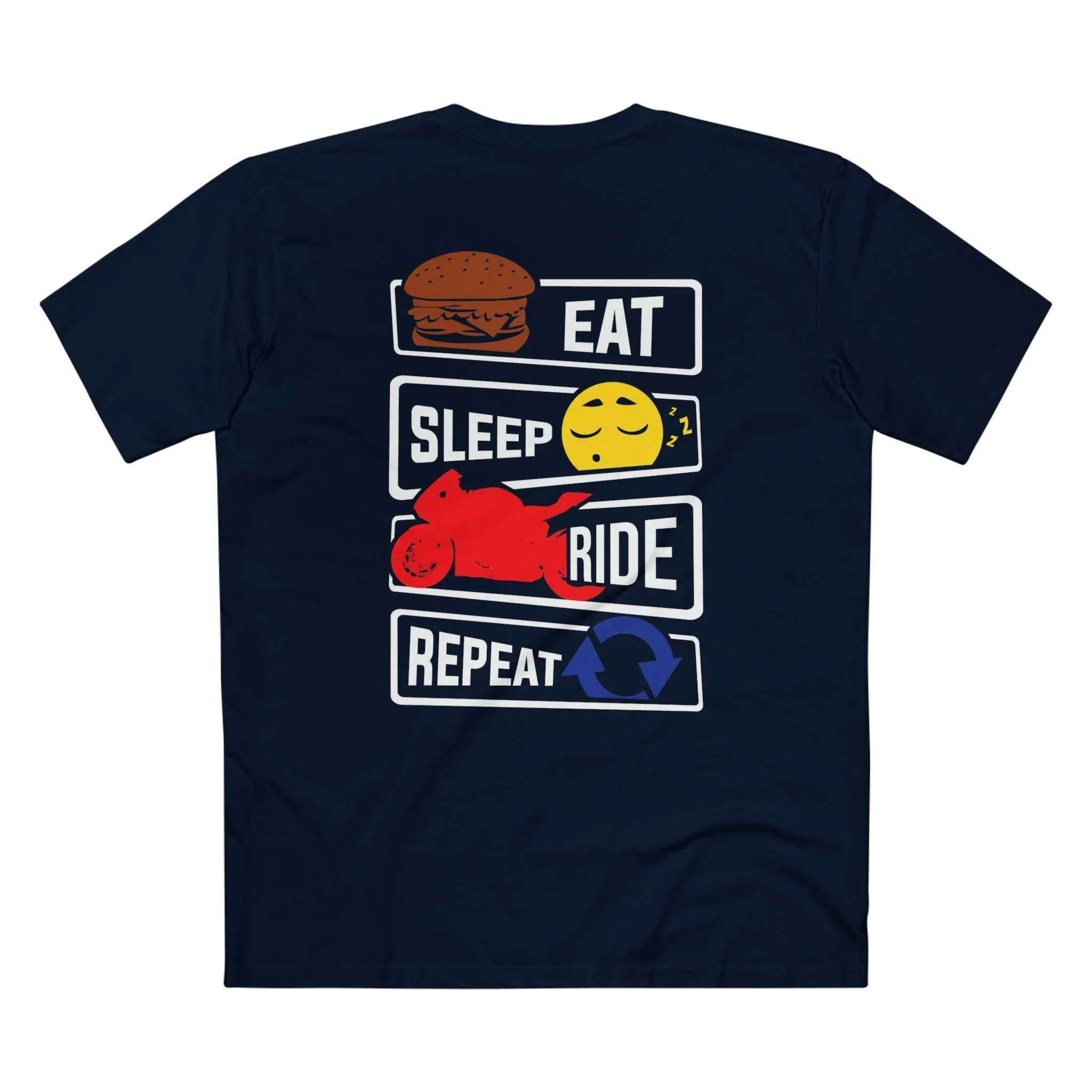 Throttle Designs Premium "Eat, Sleep, Ride, Repeat" T-Shirt