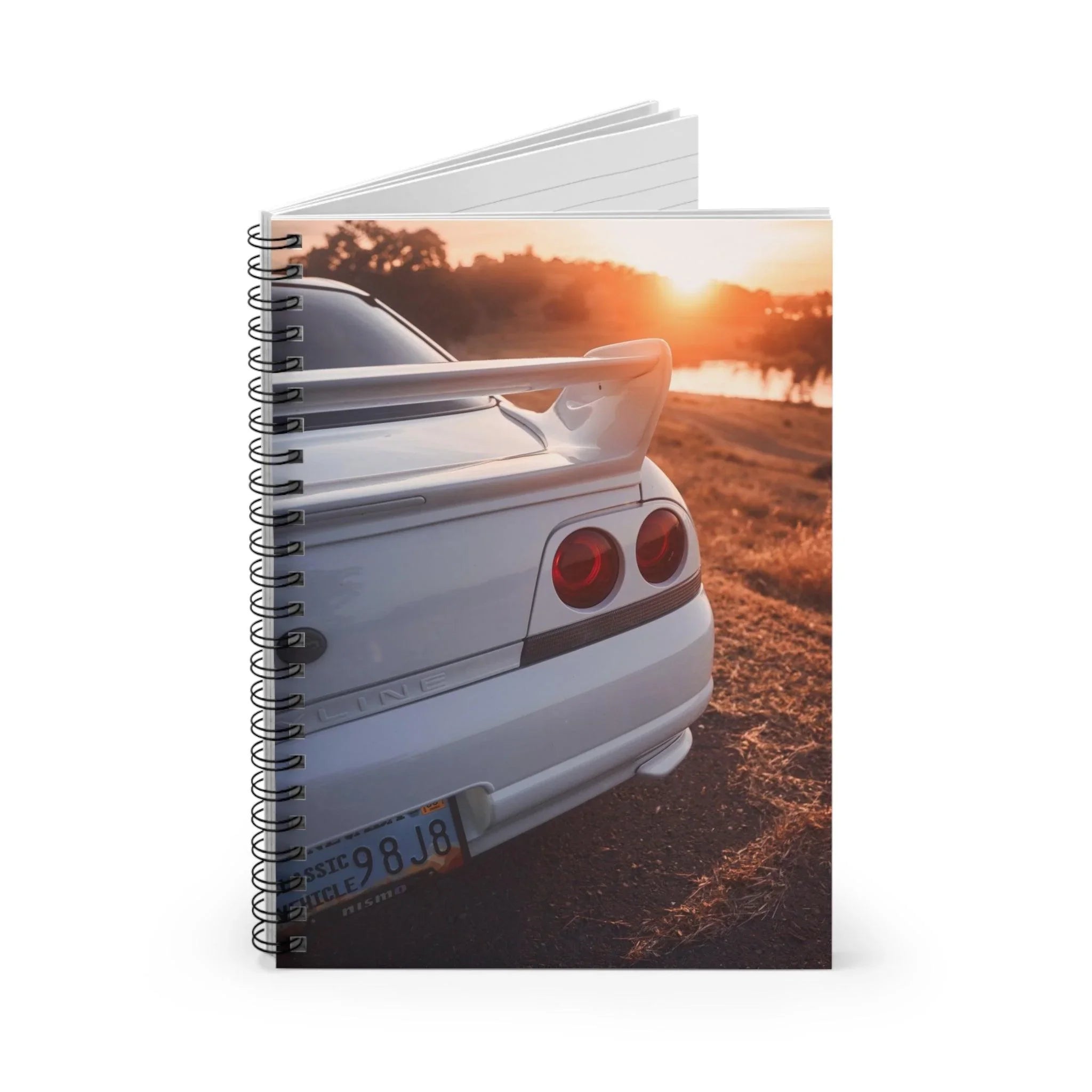 Nissan Skyline R33 GTS-T Automotive Spiral Notebook #005 - Throttle Designs